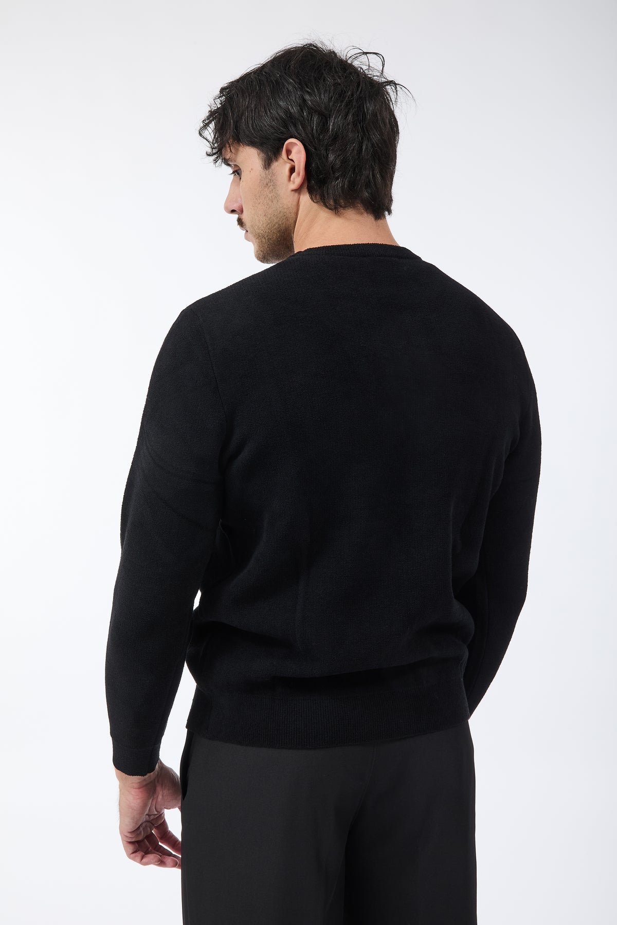 Maglione Over-d Spugna Nero M67