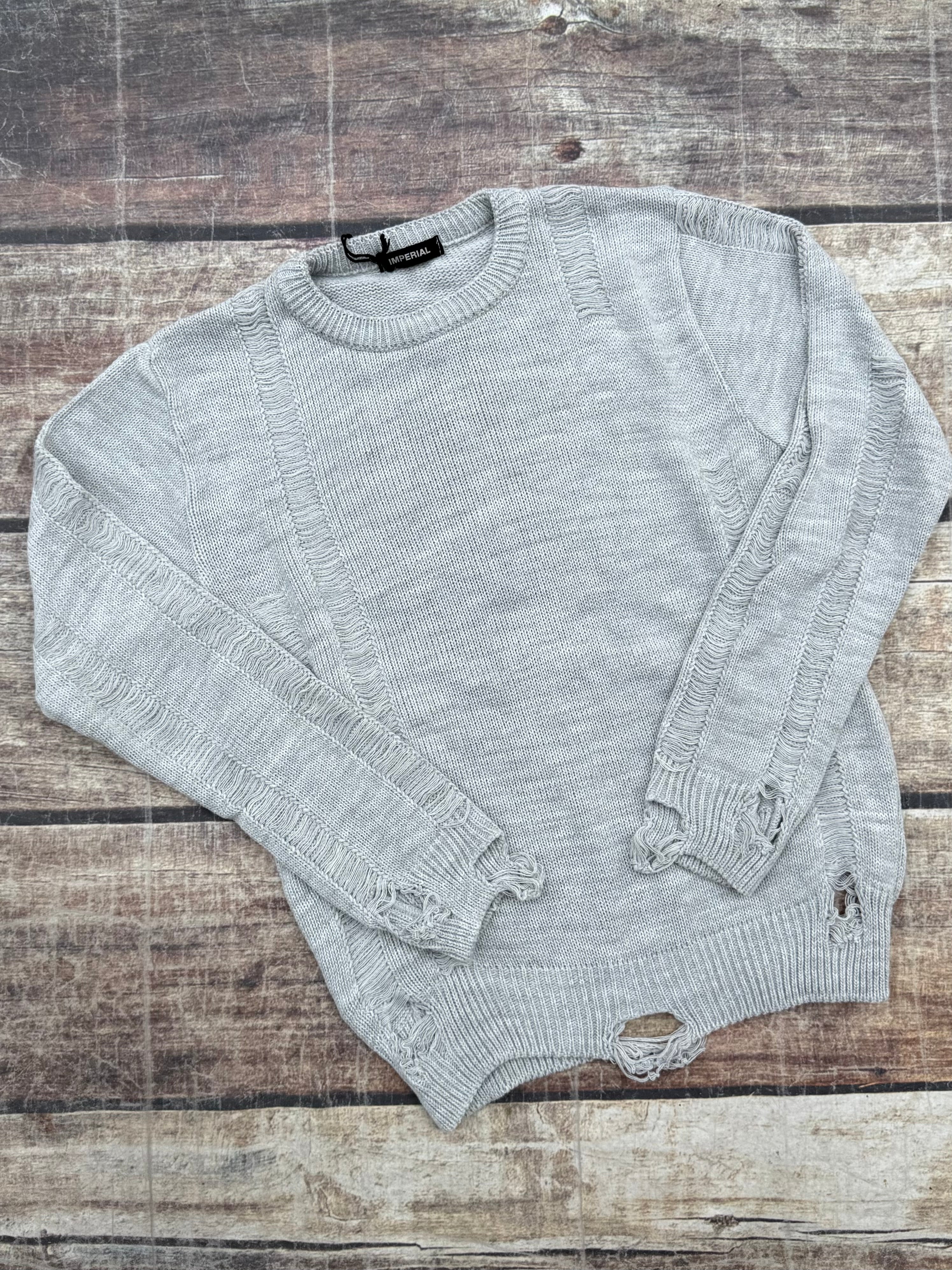 Maglione Imperial Strappi 159 Grigio (12244861387092)