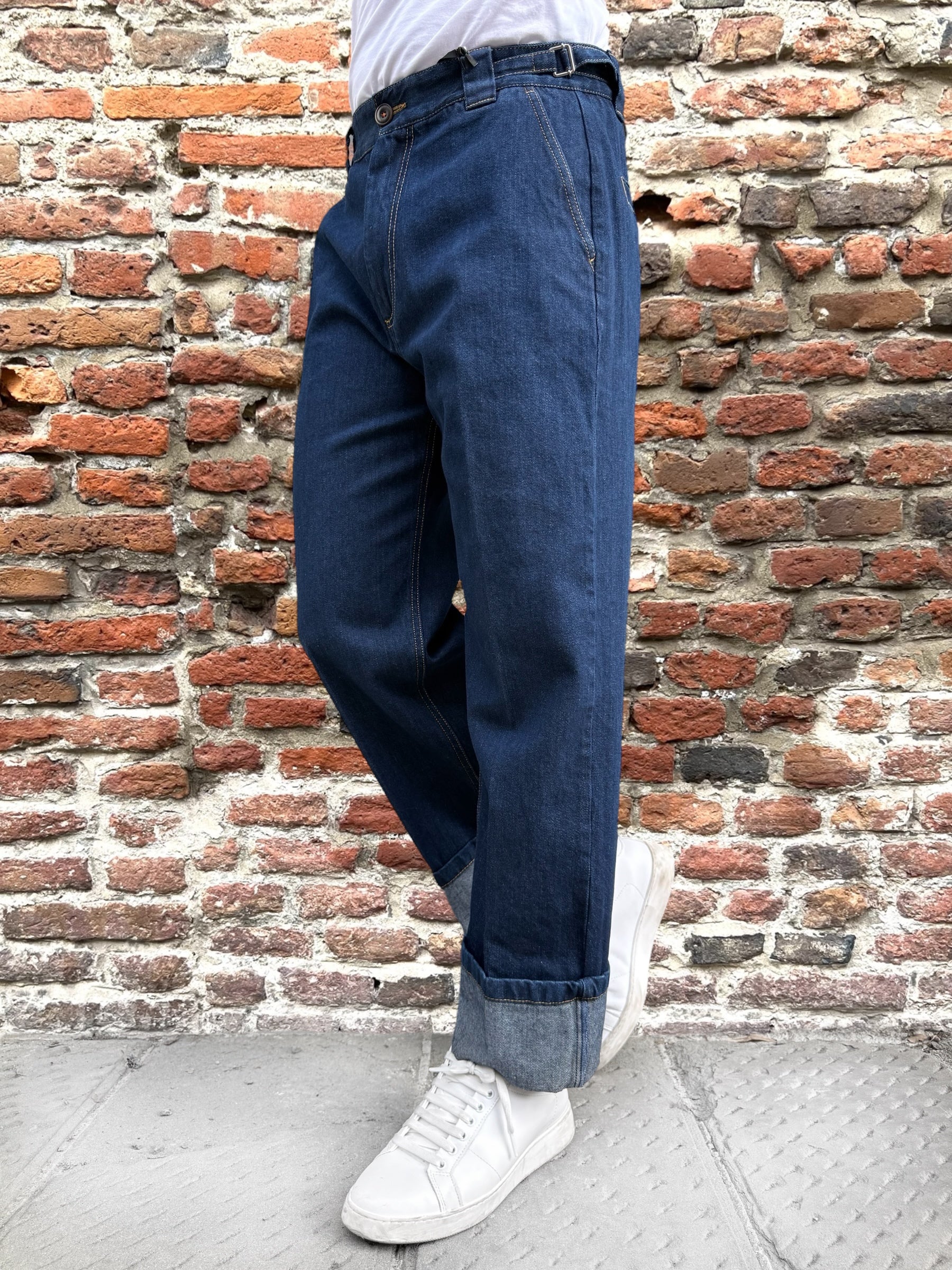 Jeans Berna Palazzo Risvolto (12256413057364)