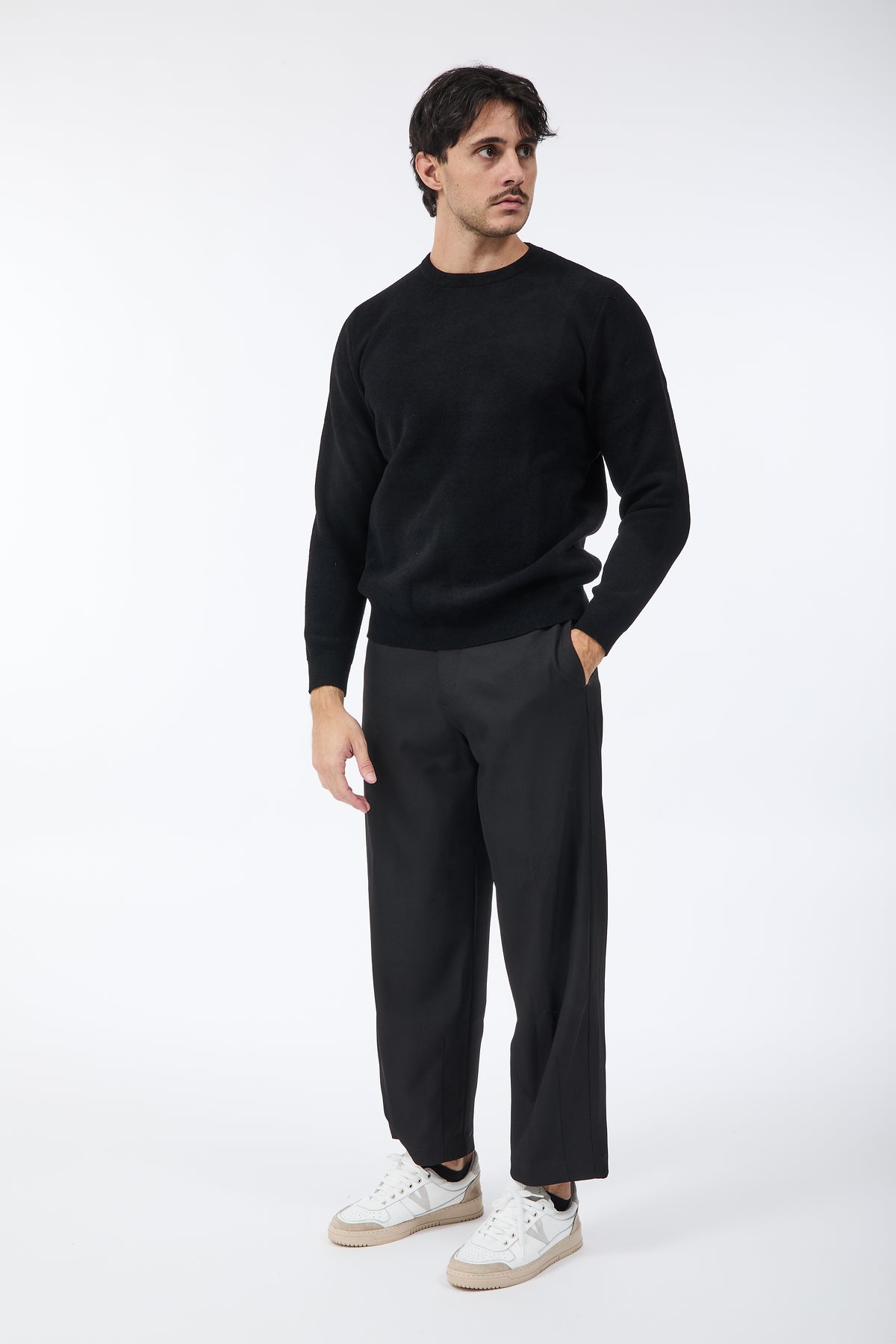 Maglione Over-d Spugna Nero M67
