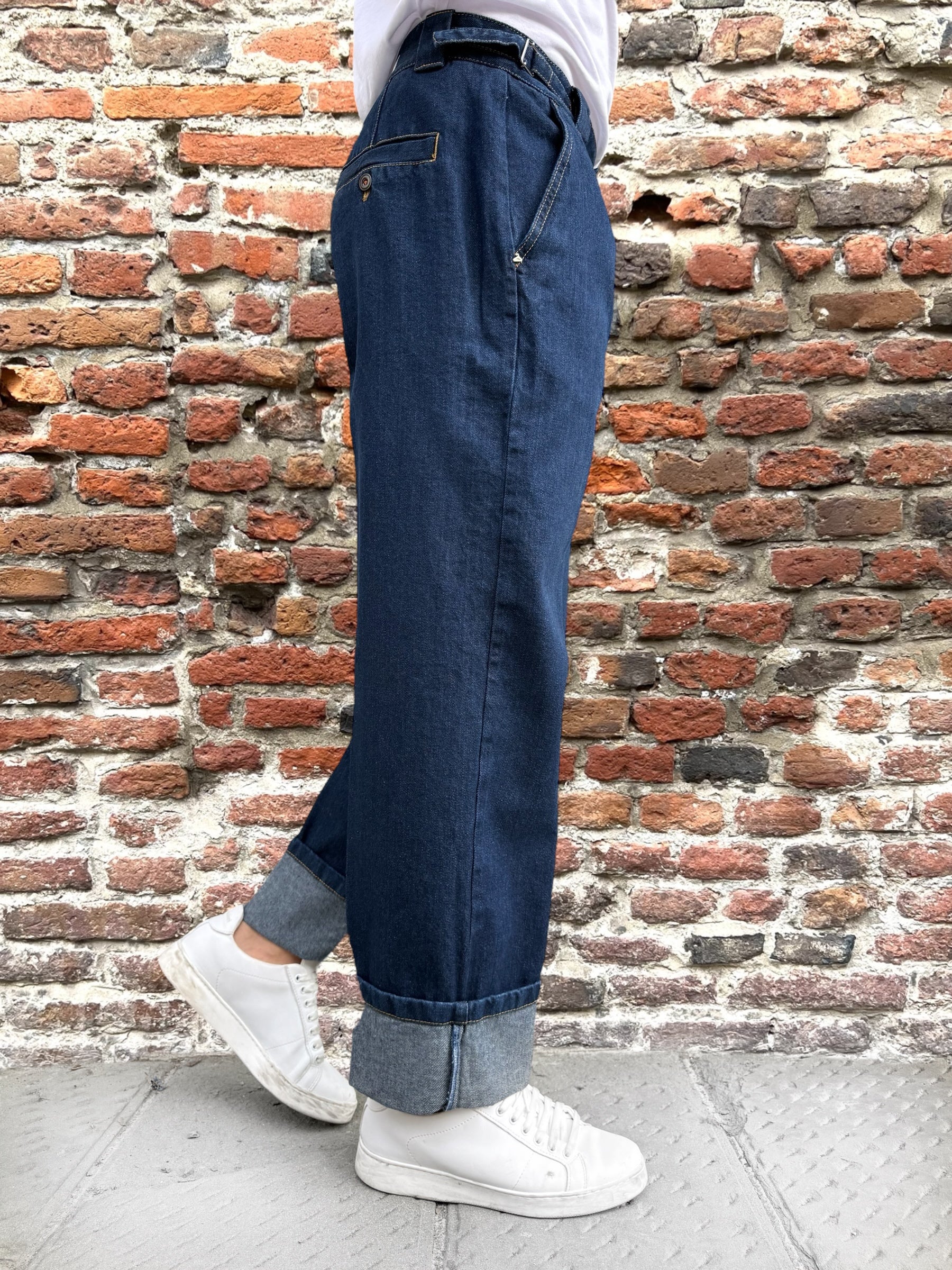 Jeans Berna Palazzo Risvolto (12256413057364)
