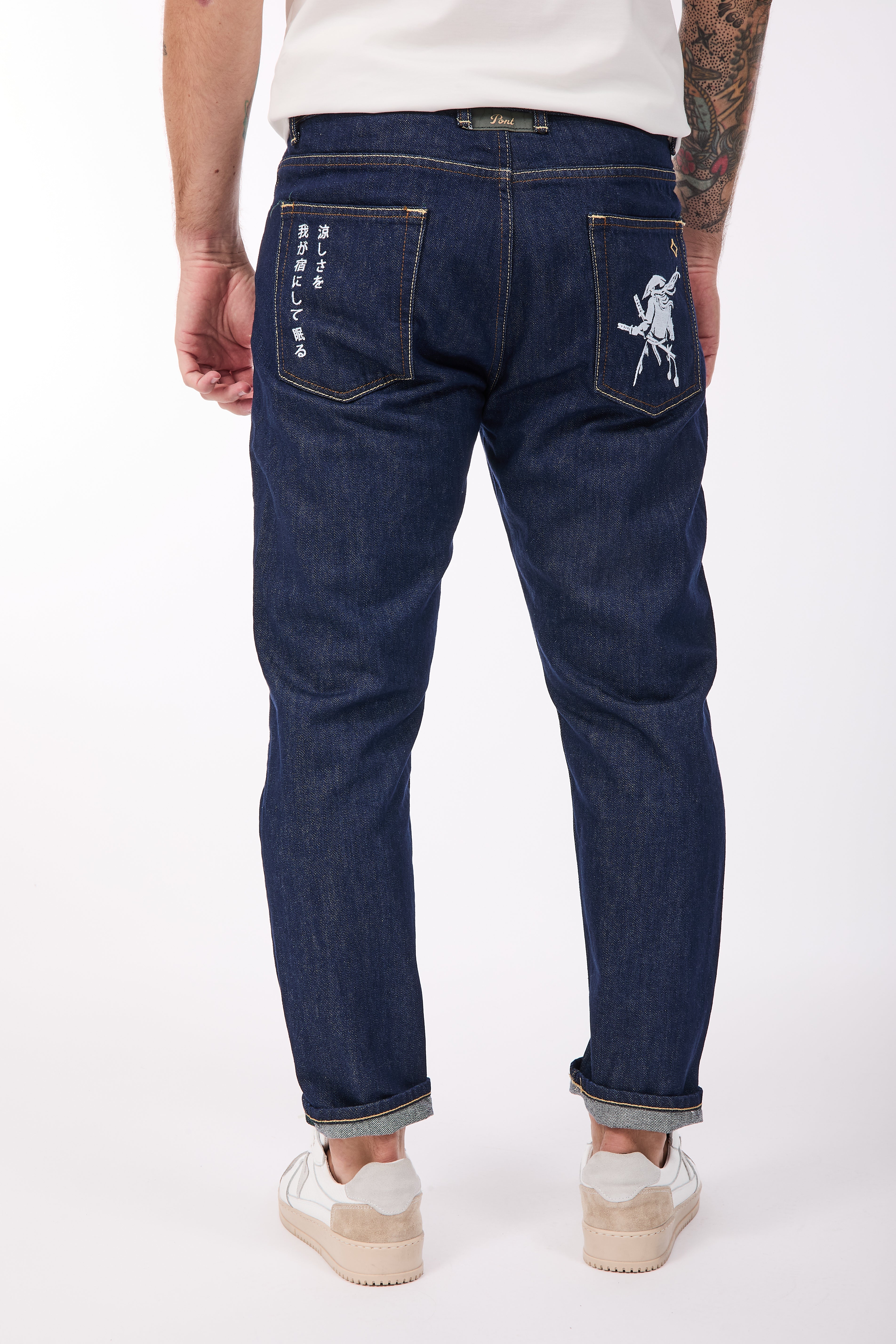 Jeans Pont Cropped Yellowstone Ricamo 00