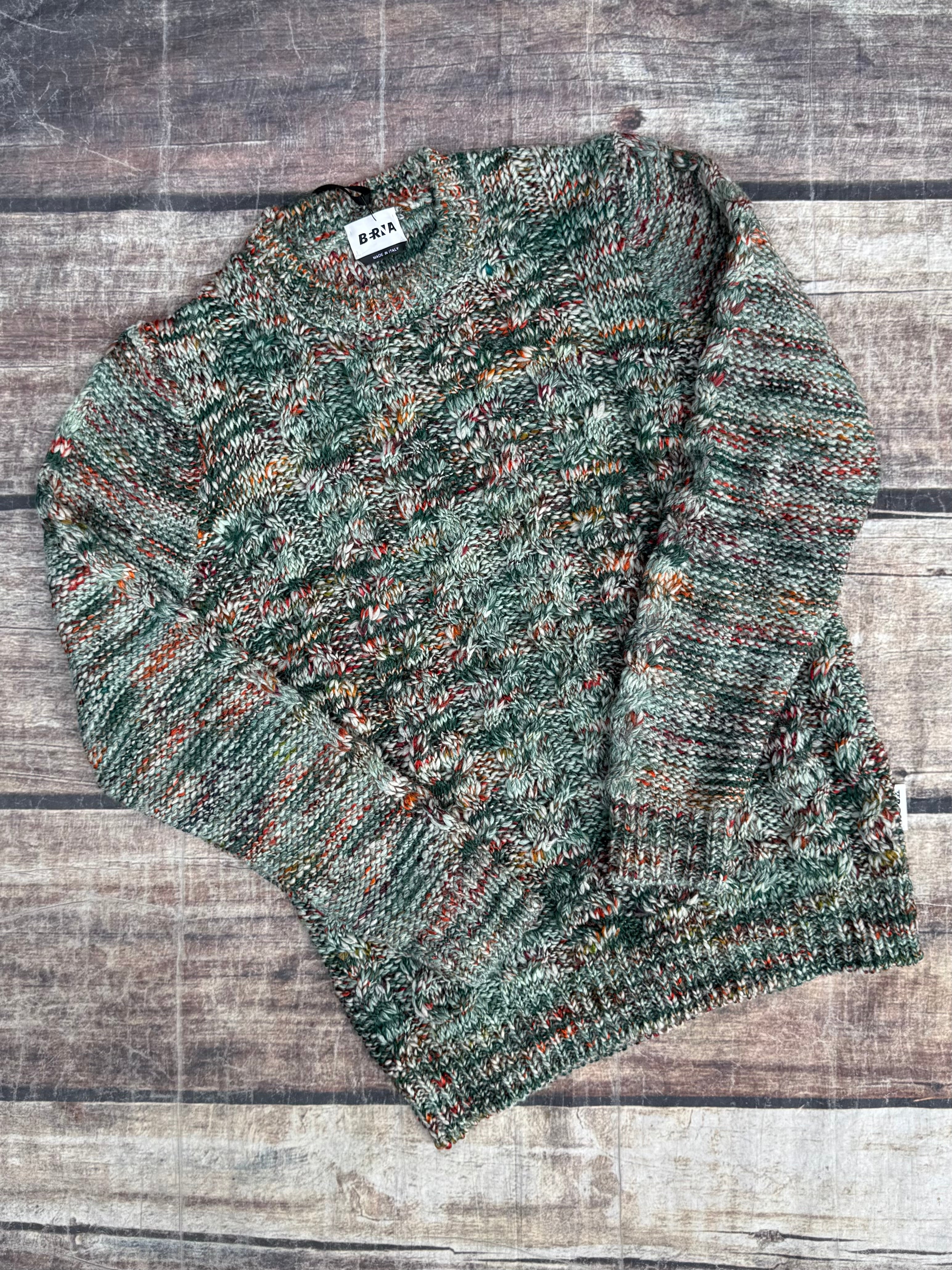 Maglione Berna Rasato Verde 031 (12220007743828)