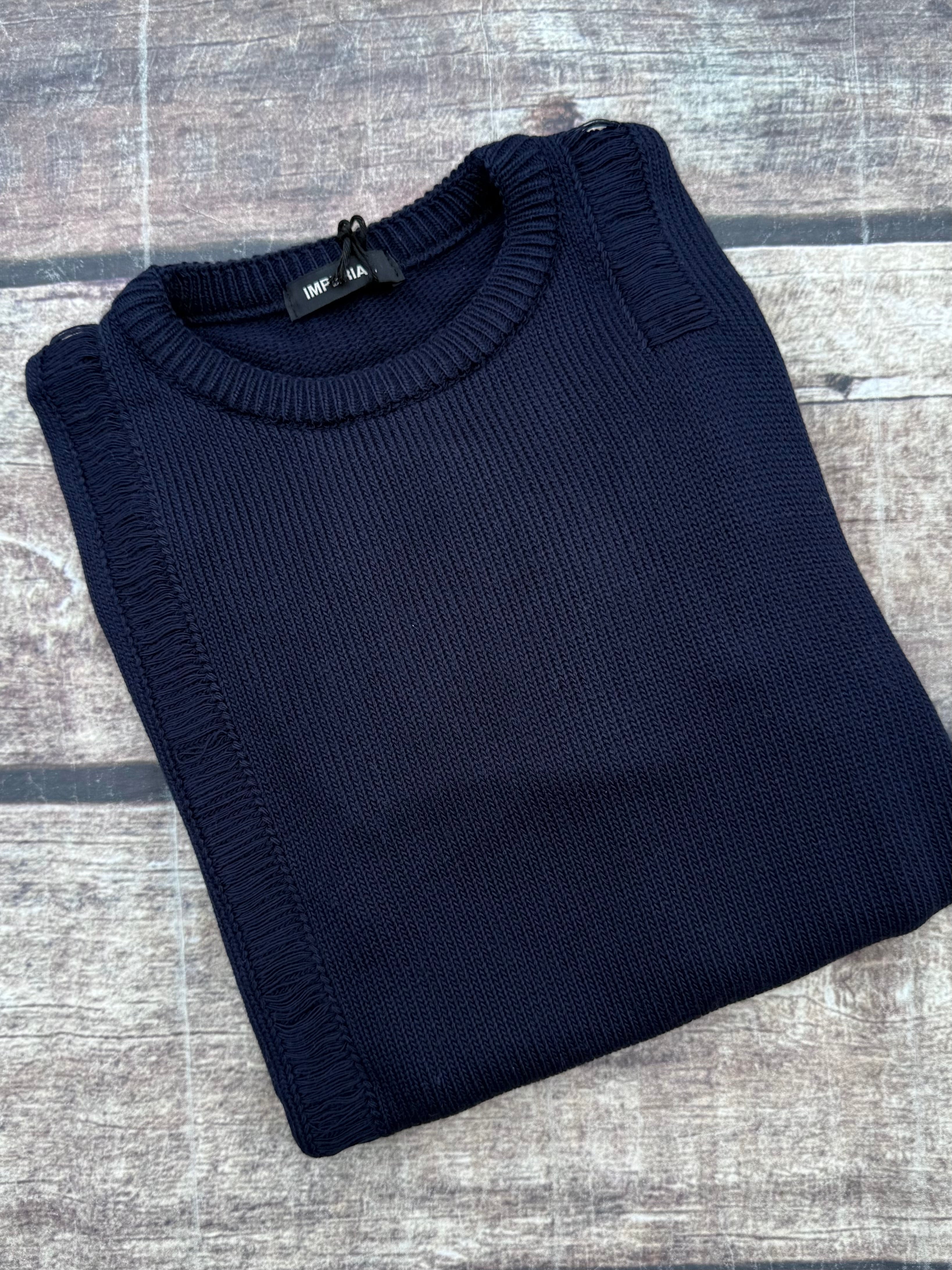 Maglione Imperial Strappi 159 Blu (12244862271828)