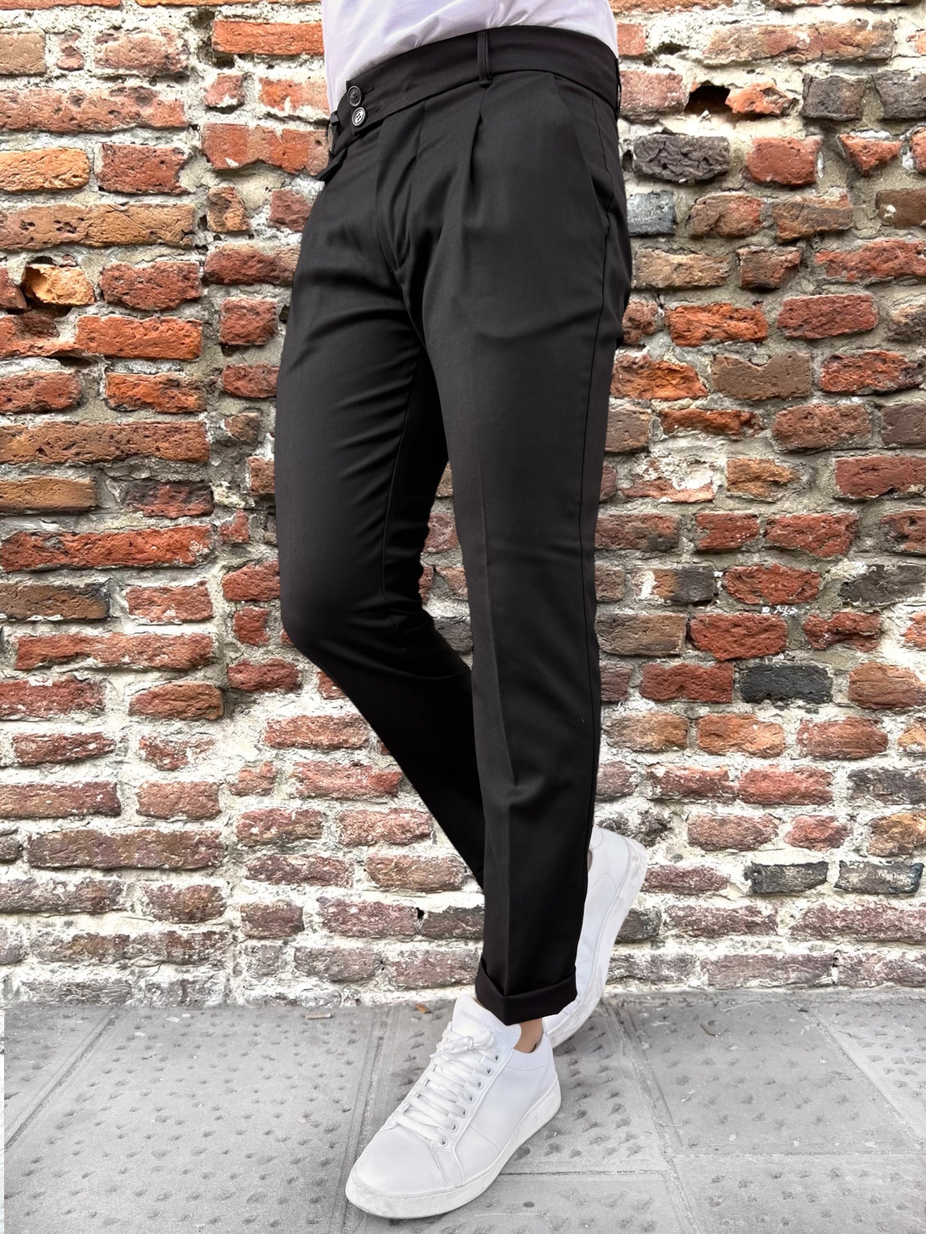 Pantalone Gianni Lupo Nero 21794 (12238682128724)