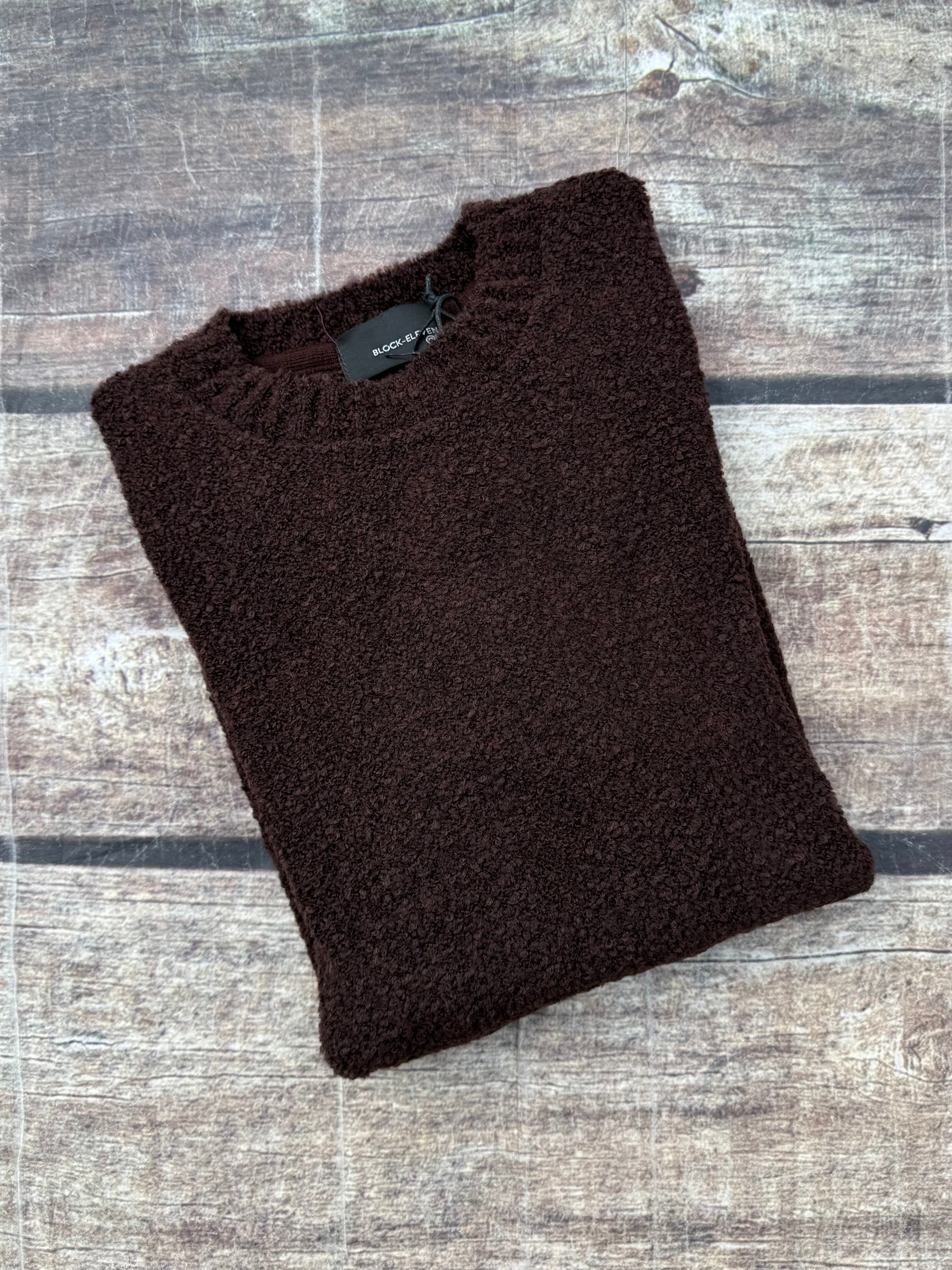 Maglione Block Eleven Bouclè Moro 13