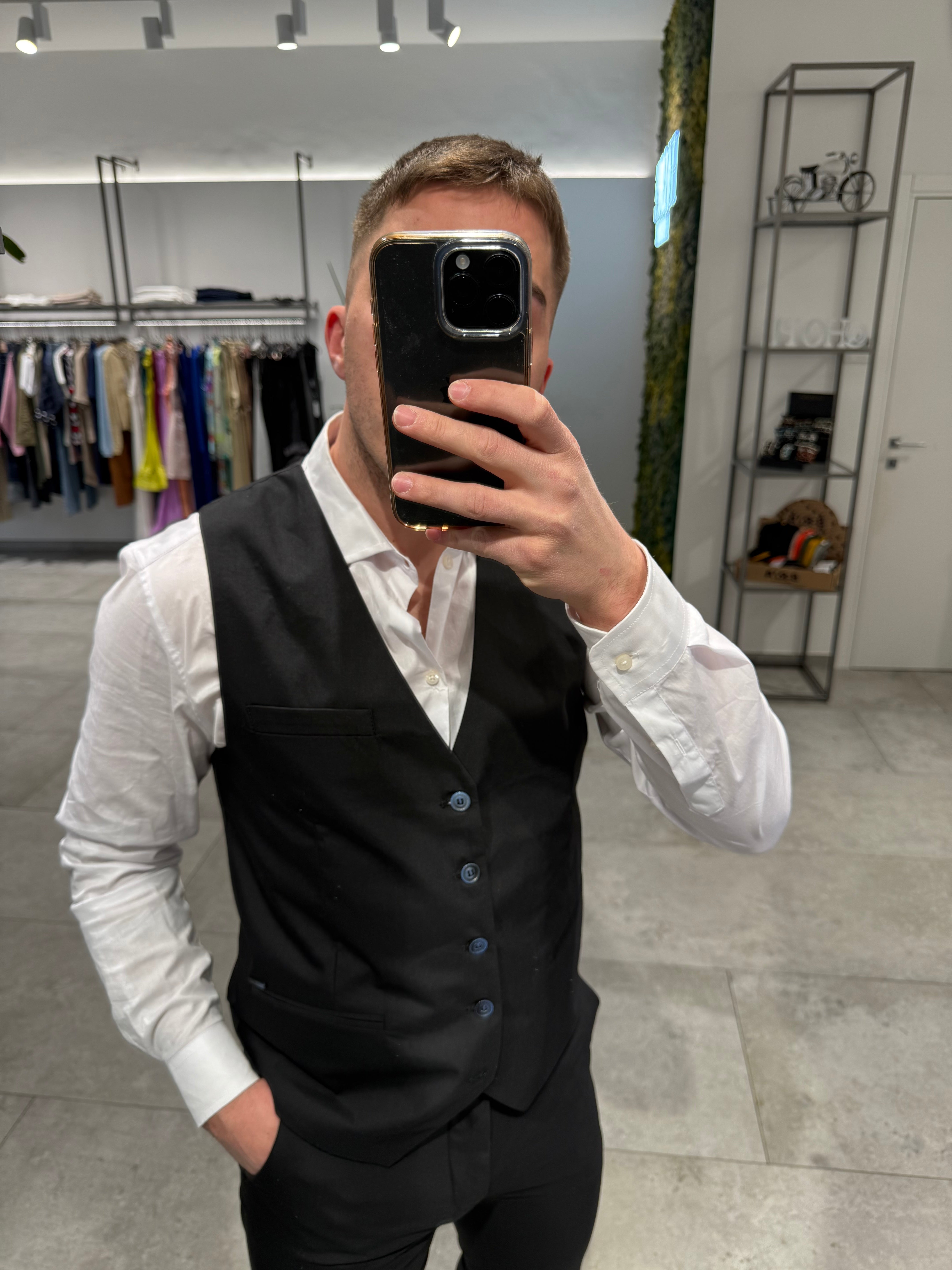 Gilet Gianni Lupo Nero Travis (11937628848468)