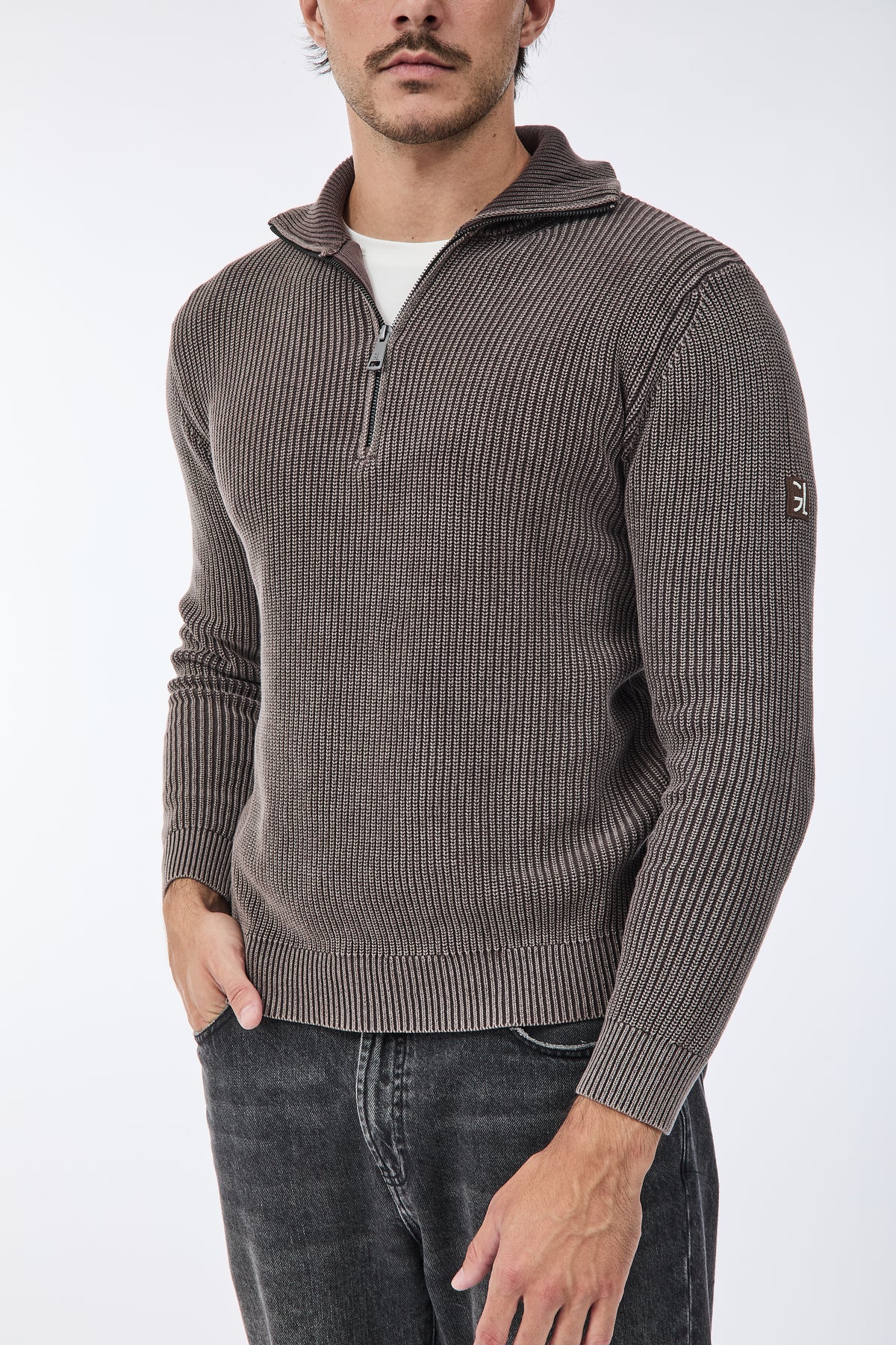 Maglione Gianni Lupo Caffè 35602