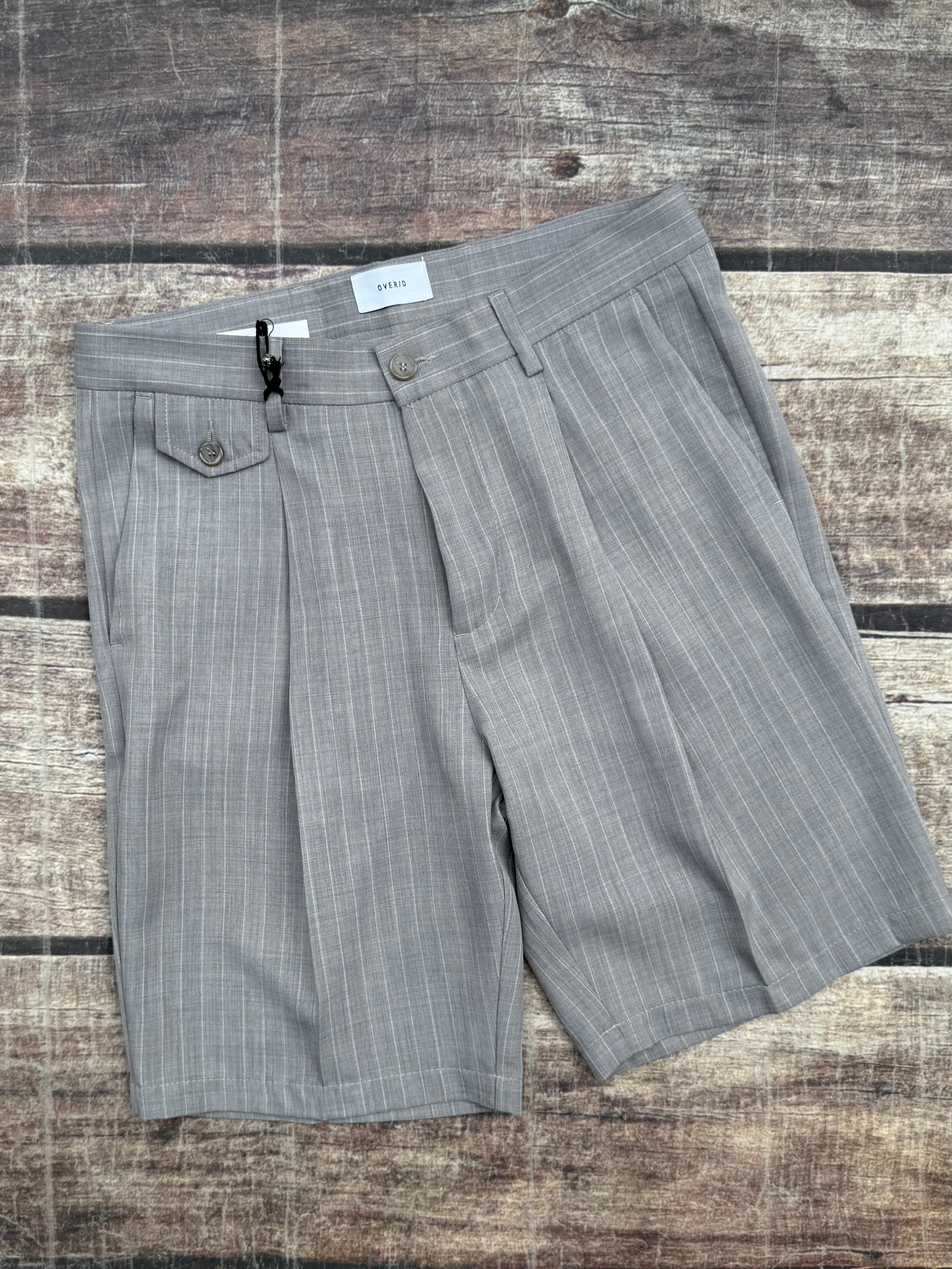 Bermuda Over-D Gessato Grigio S21 (12070420775252)