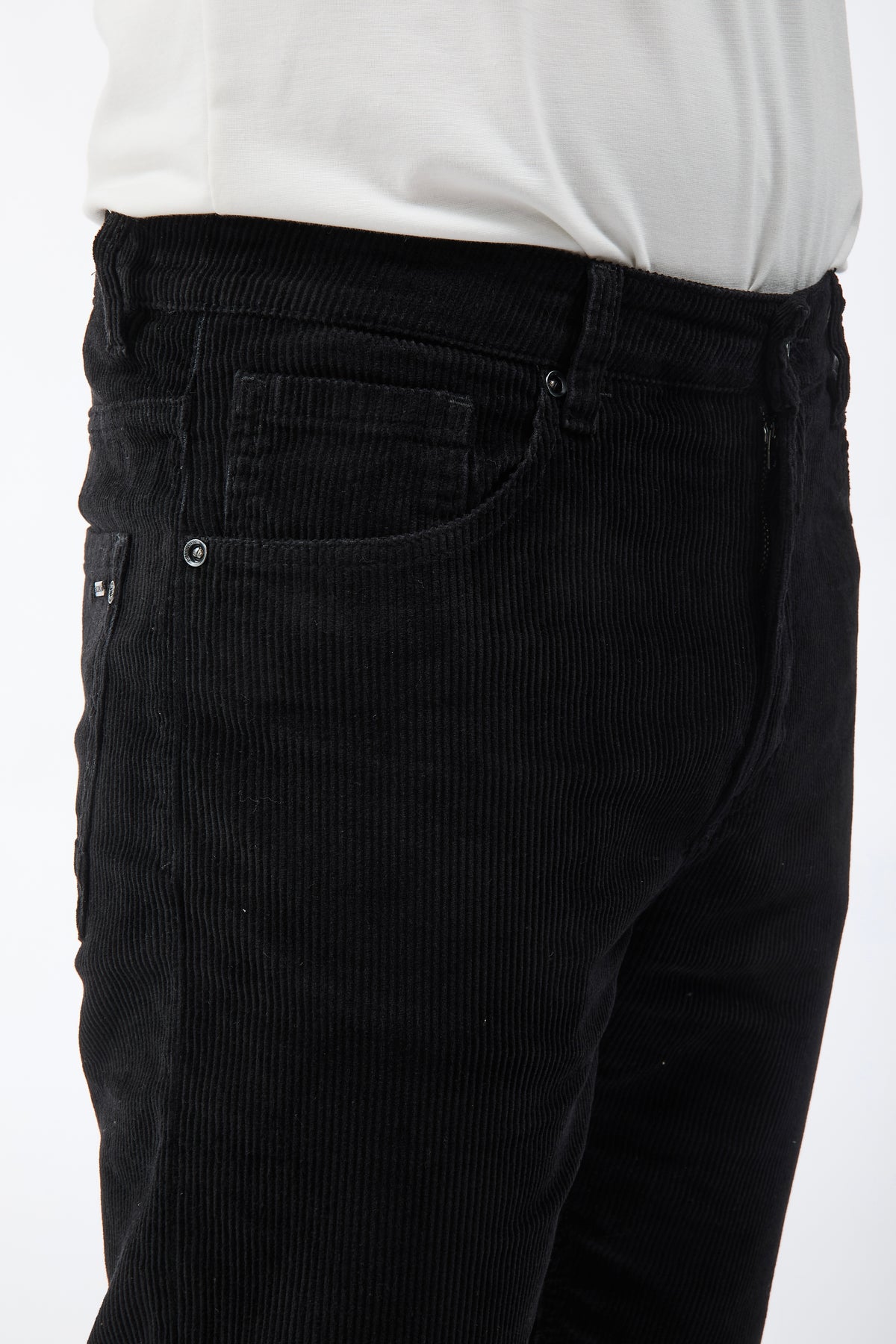 Pantalone Gianni Lupo Velluto Nero 6227