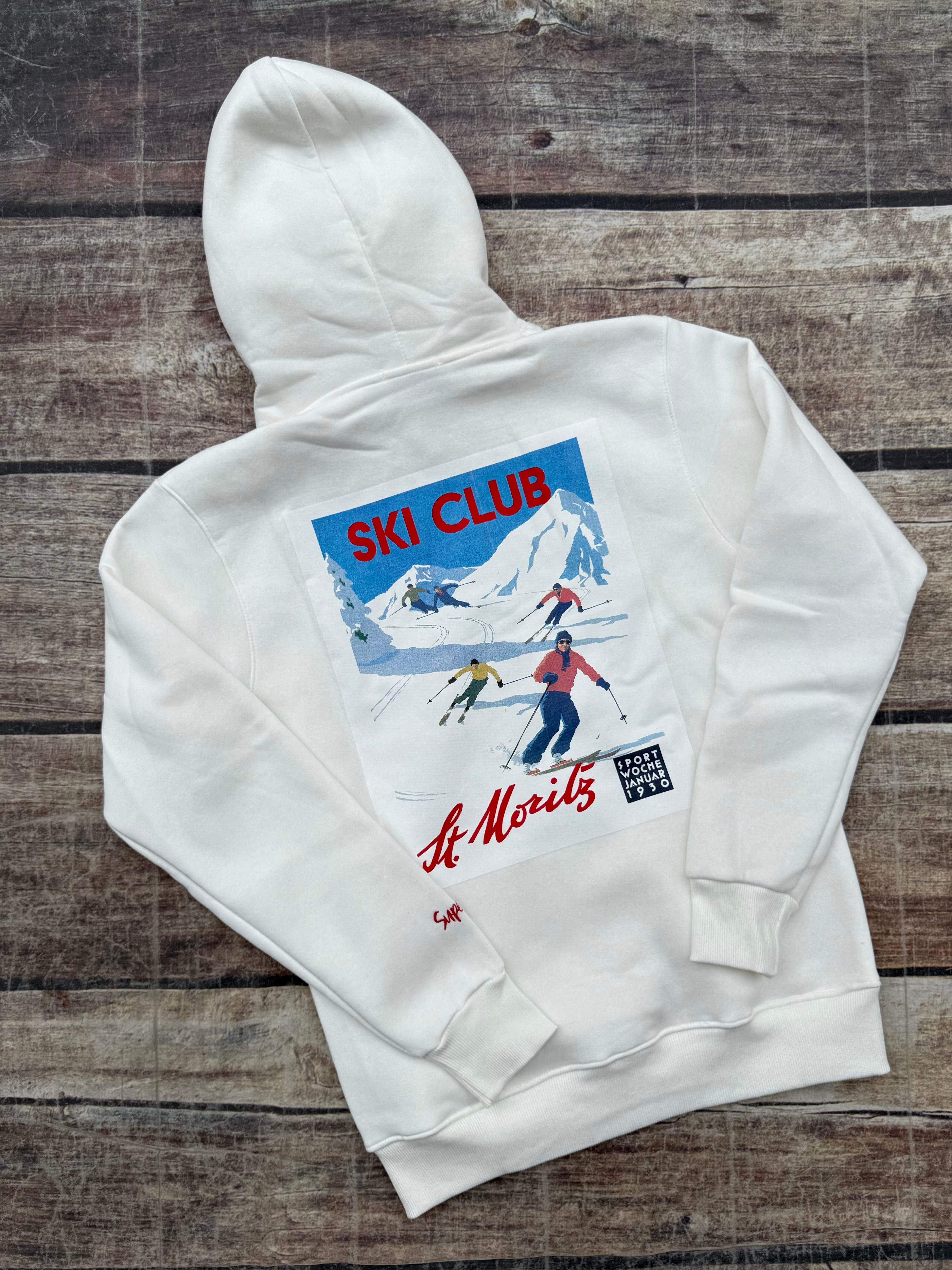 Felpa Superculture Cappuccio Bianca A1313 (12218679165268)