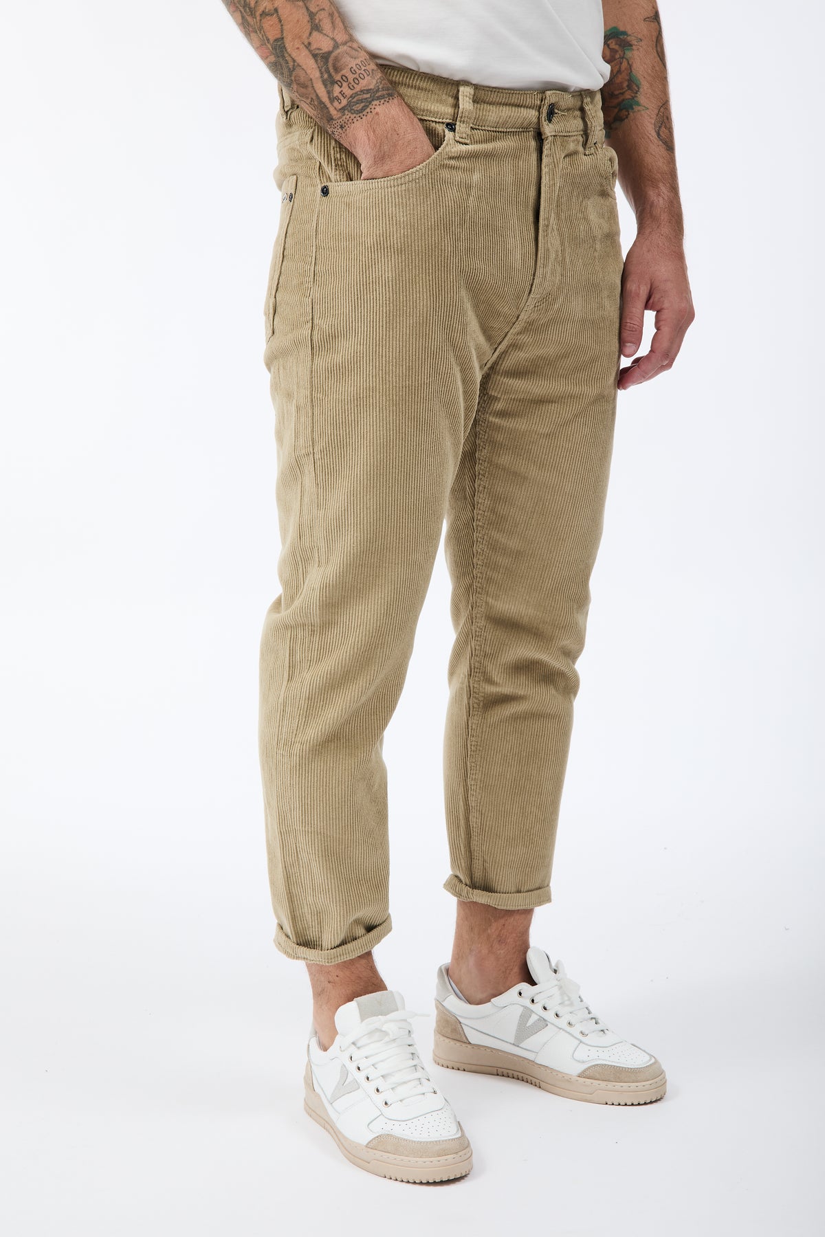 Pantalone Gianni Lupo Velluto Cammello 6227