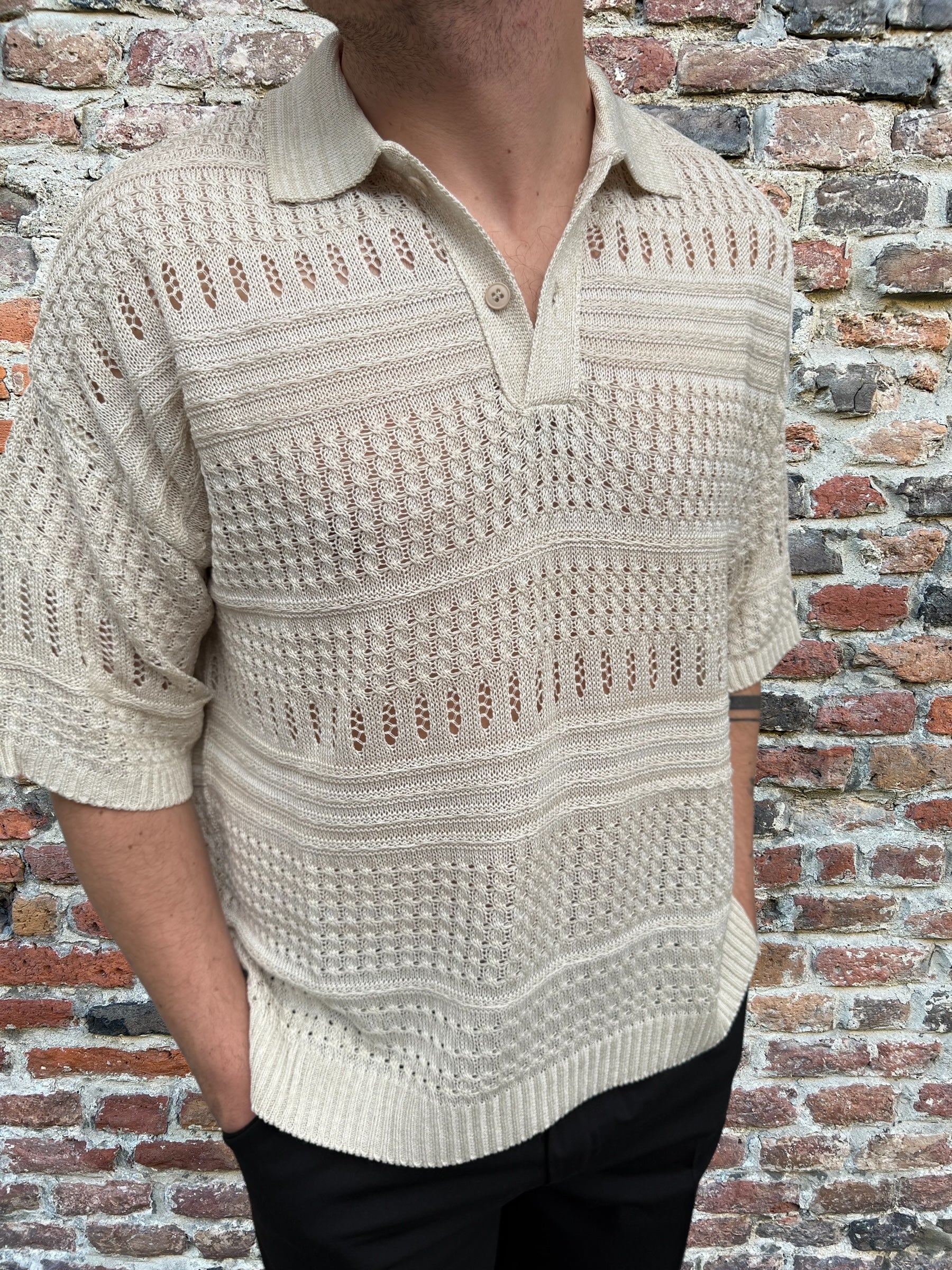 Polo Njb Cropped Sabbia 8191 (11914751017300)