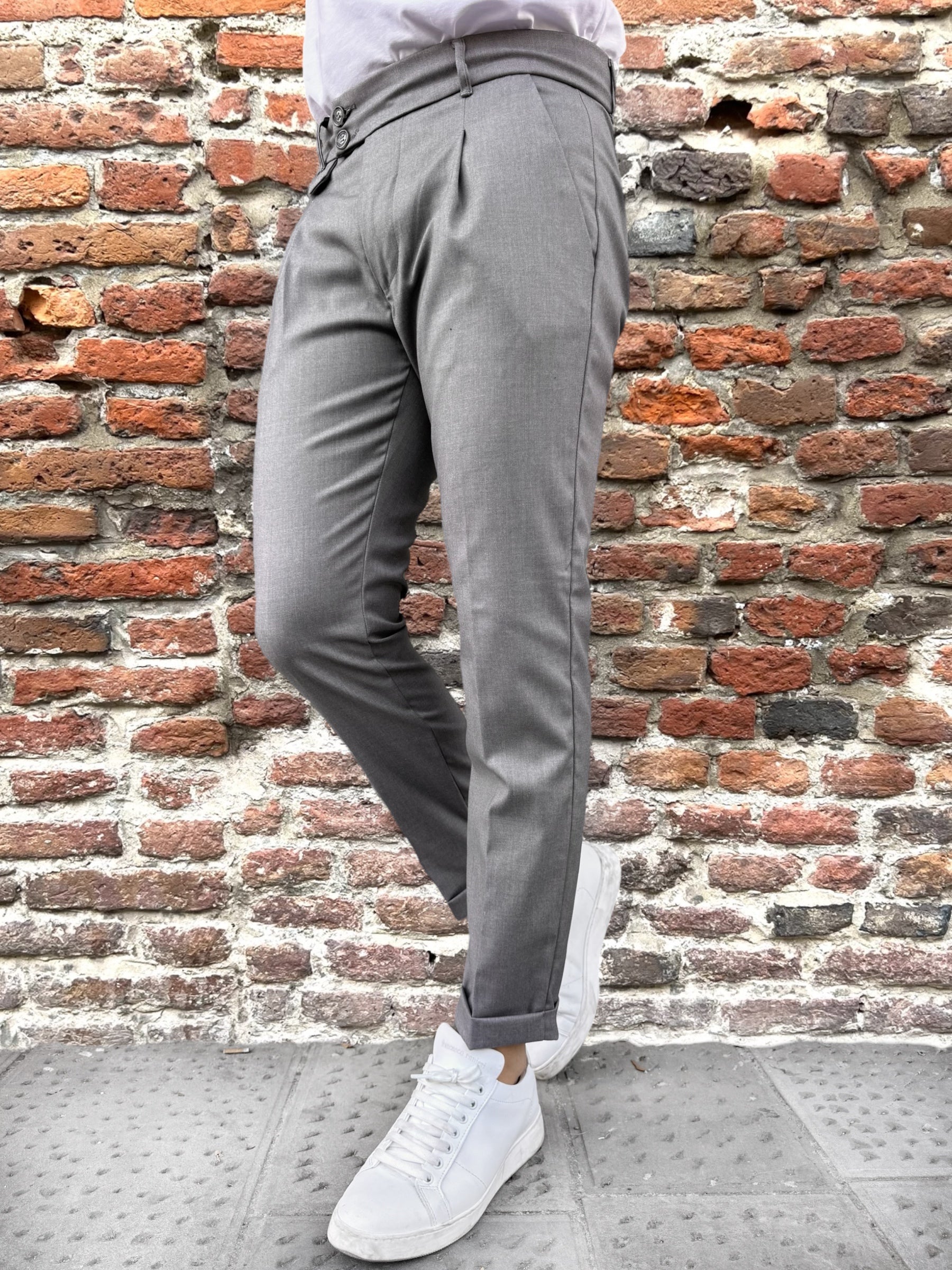 Pantalone Gianni Lupo Grigio 21794 (12238682030420)