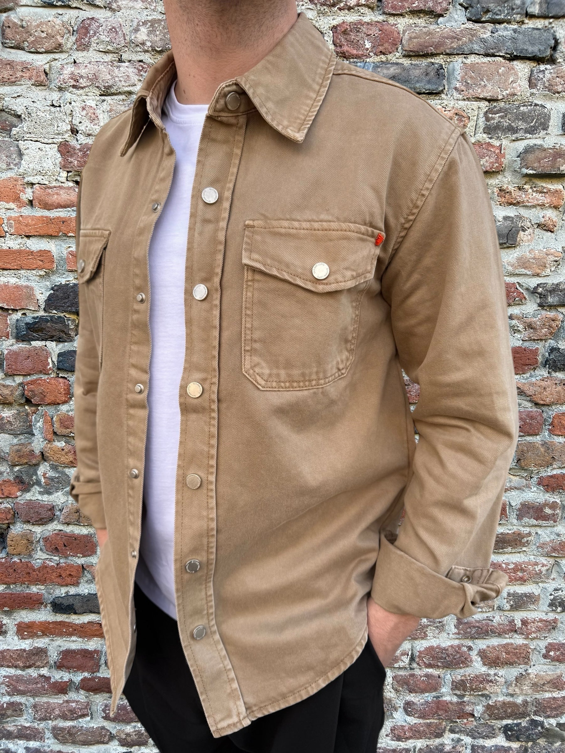 Giacchetto Gianni Lupo Jeans Cammello 6292 (11910529548628)