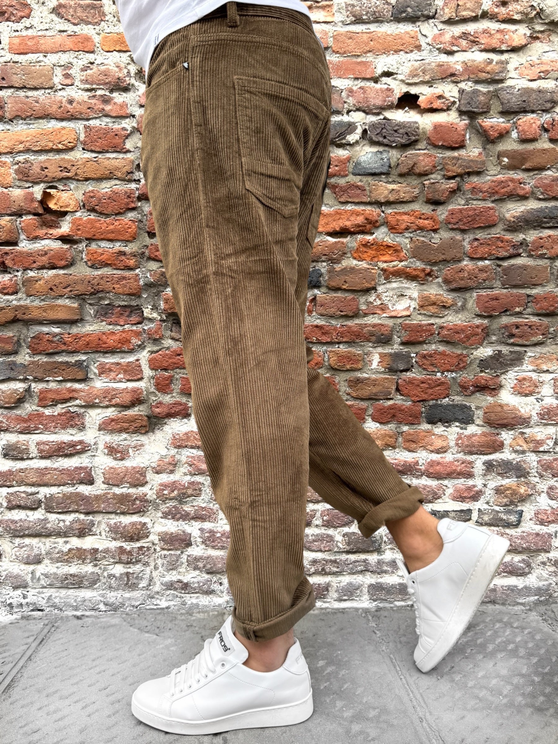 Pantalone Gianni Lupo Velluto Tabacco (9855857066324)