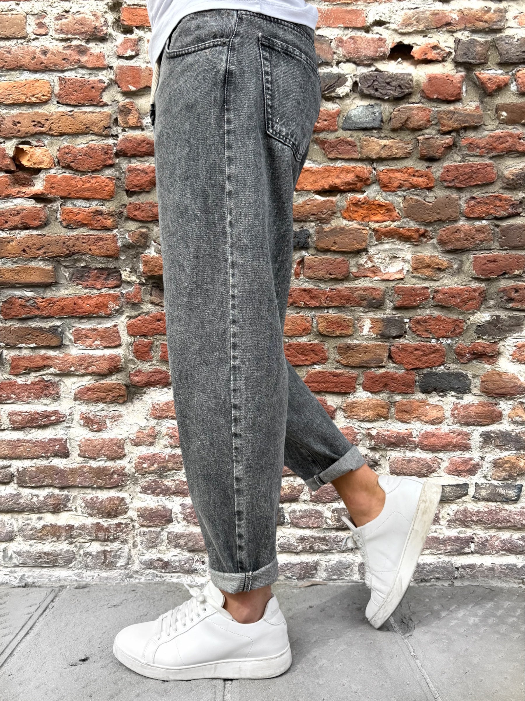 Jeans Block Eleven Coulisse Black (12239497068884)