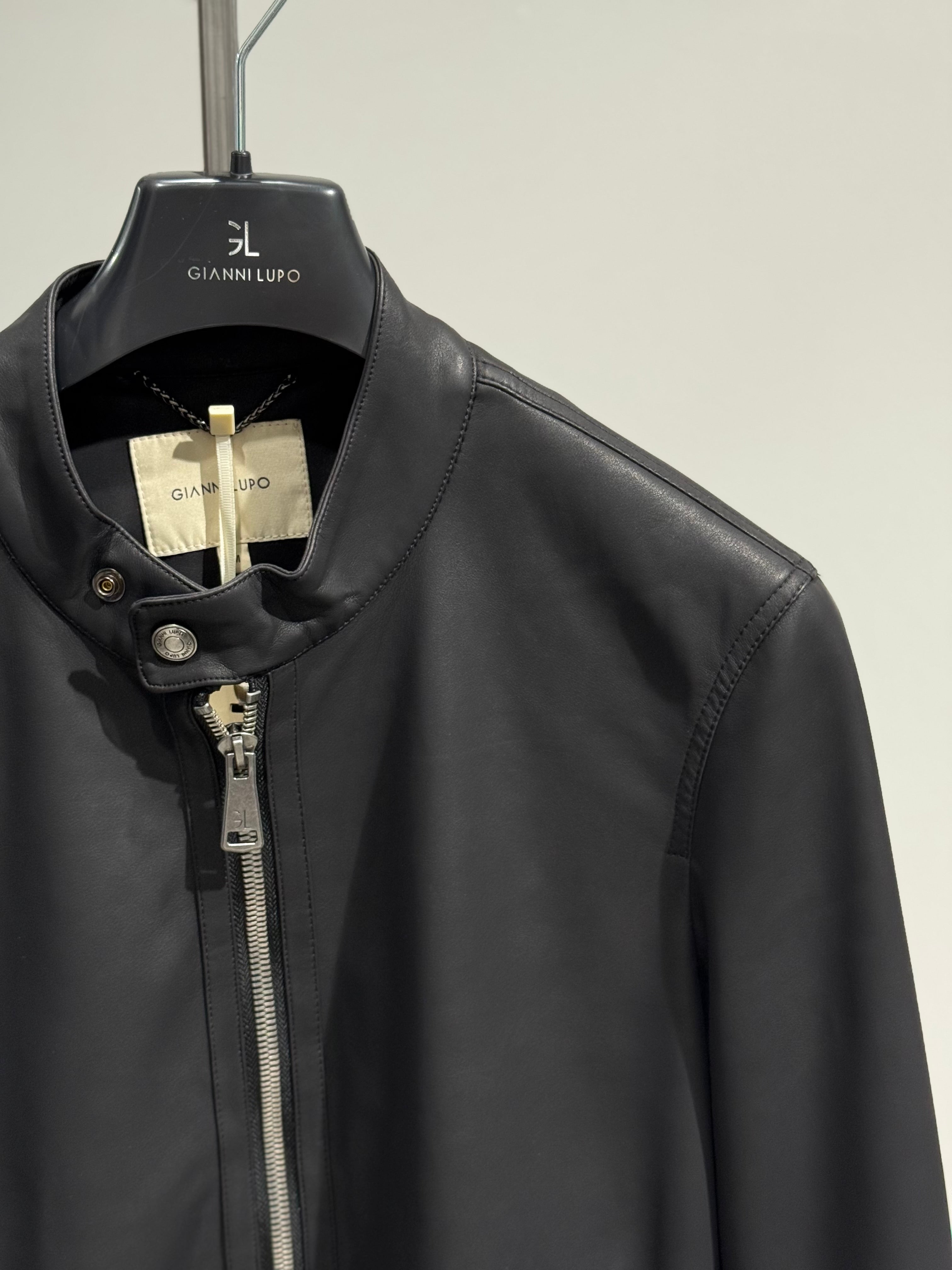 Biker Gianni Lupo Ecopelle Nero 9808 (12322110210388)