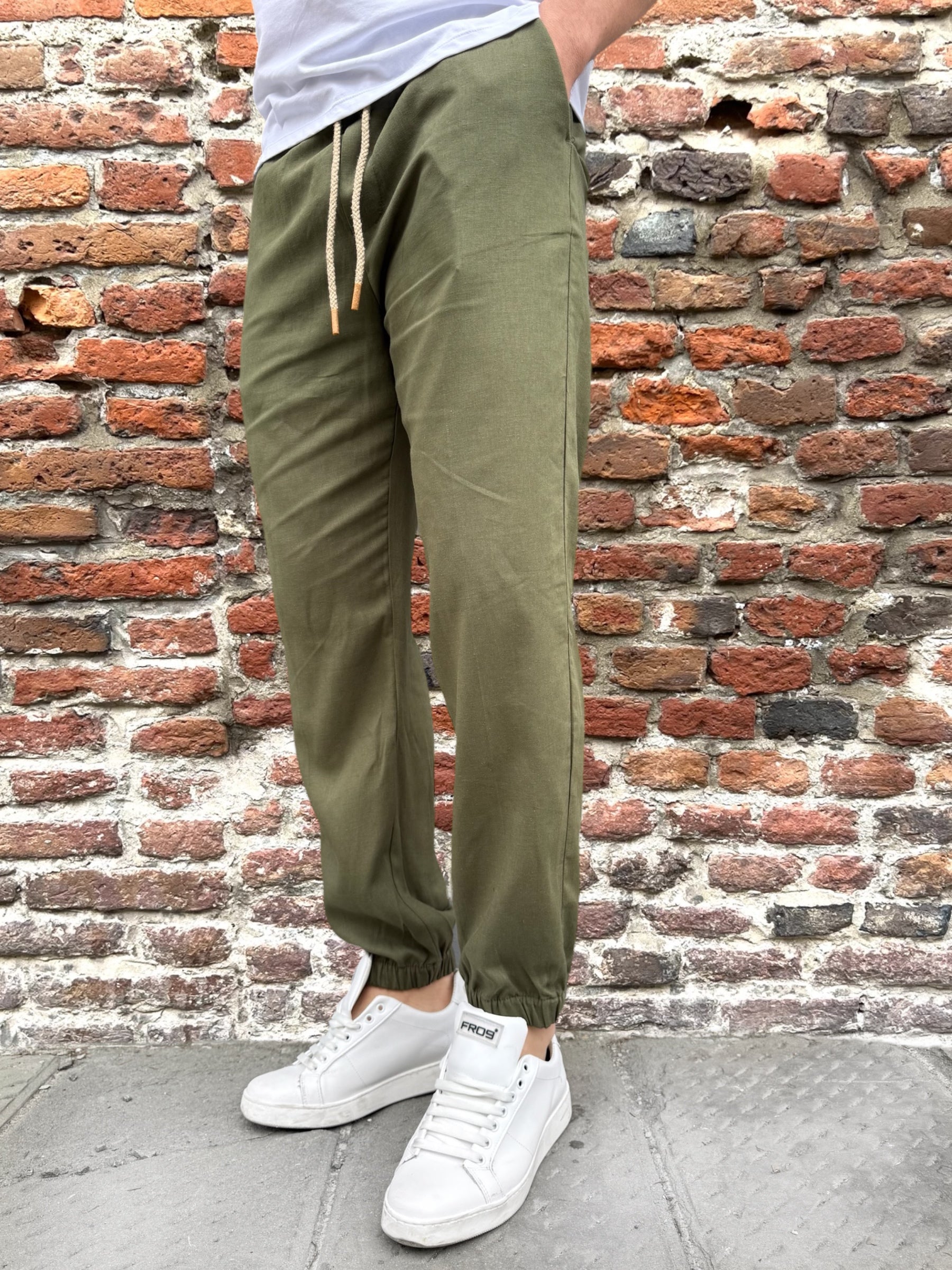 Pantalaccio Over-D Lino Militare P49 (11945614672212)