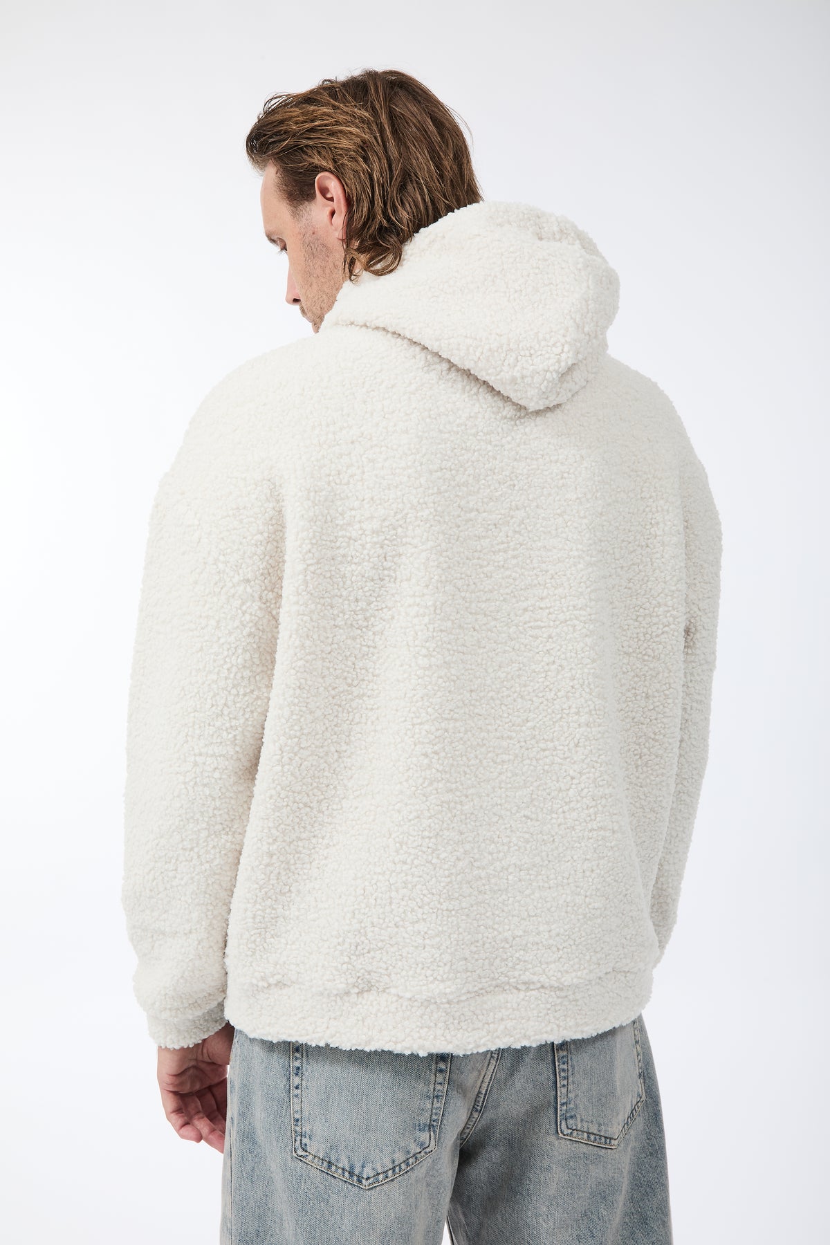 Felpa Over-d Teddy Panna F24