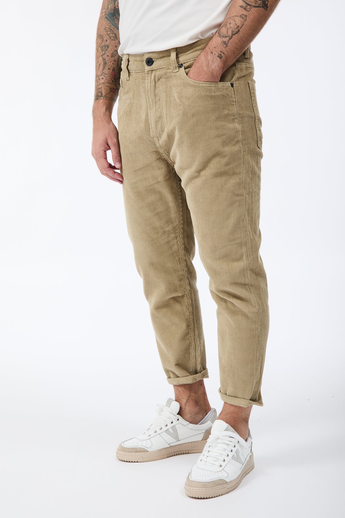 Pantalone Gianni Lupo Velluto Cammello 6227
