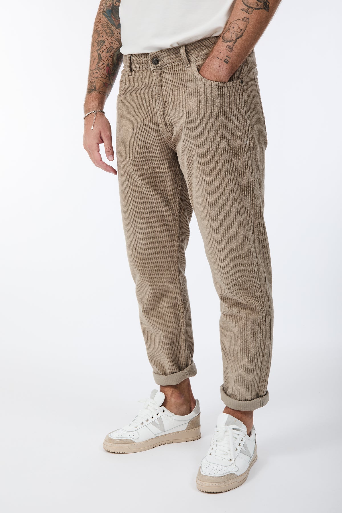 Pantalone Pont Yellowstone Velluto Fango