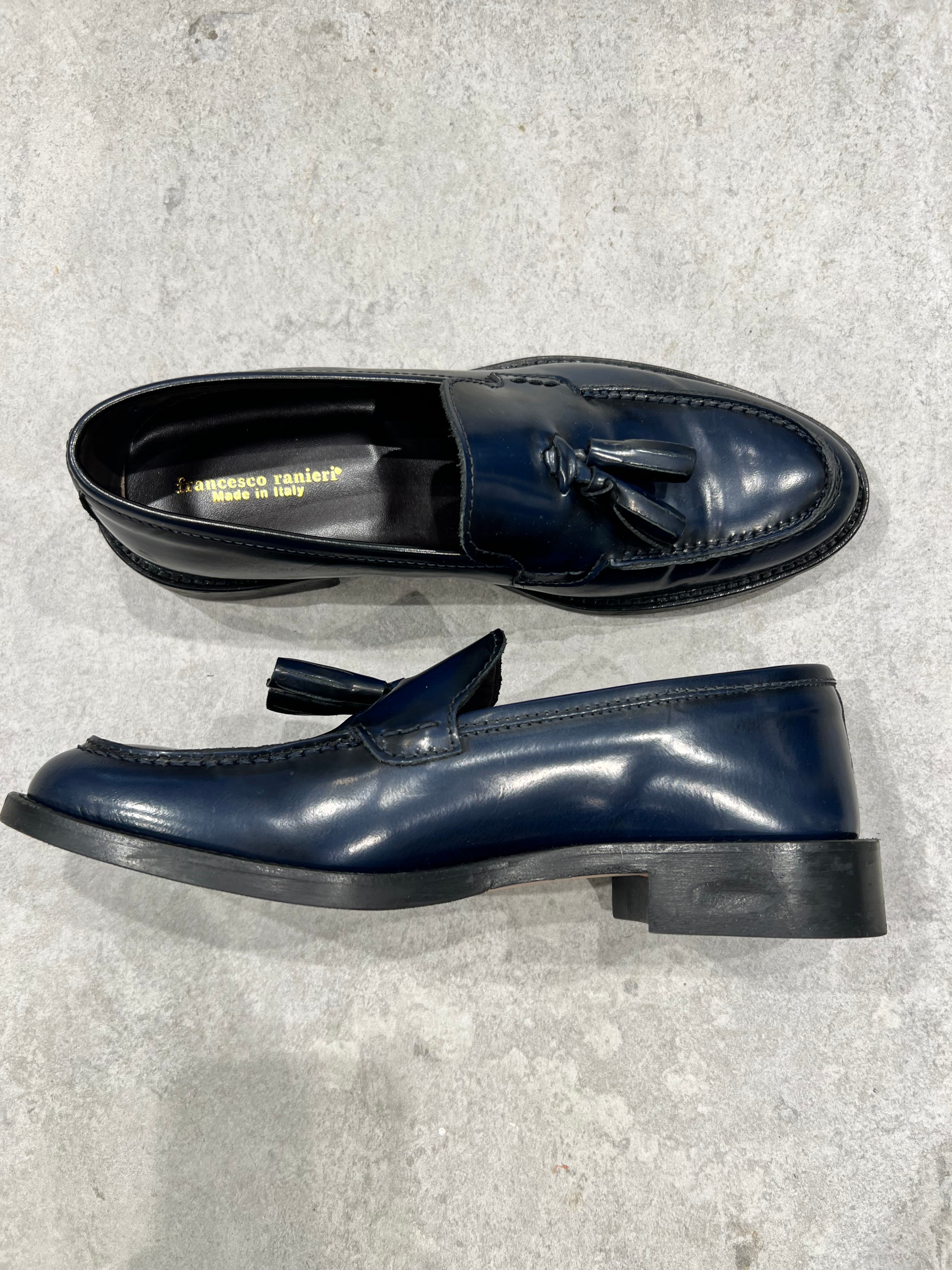 Mocassino FR09 Abrasivato Nappe Blu (9163478925652)