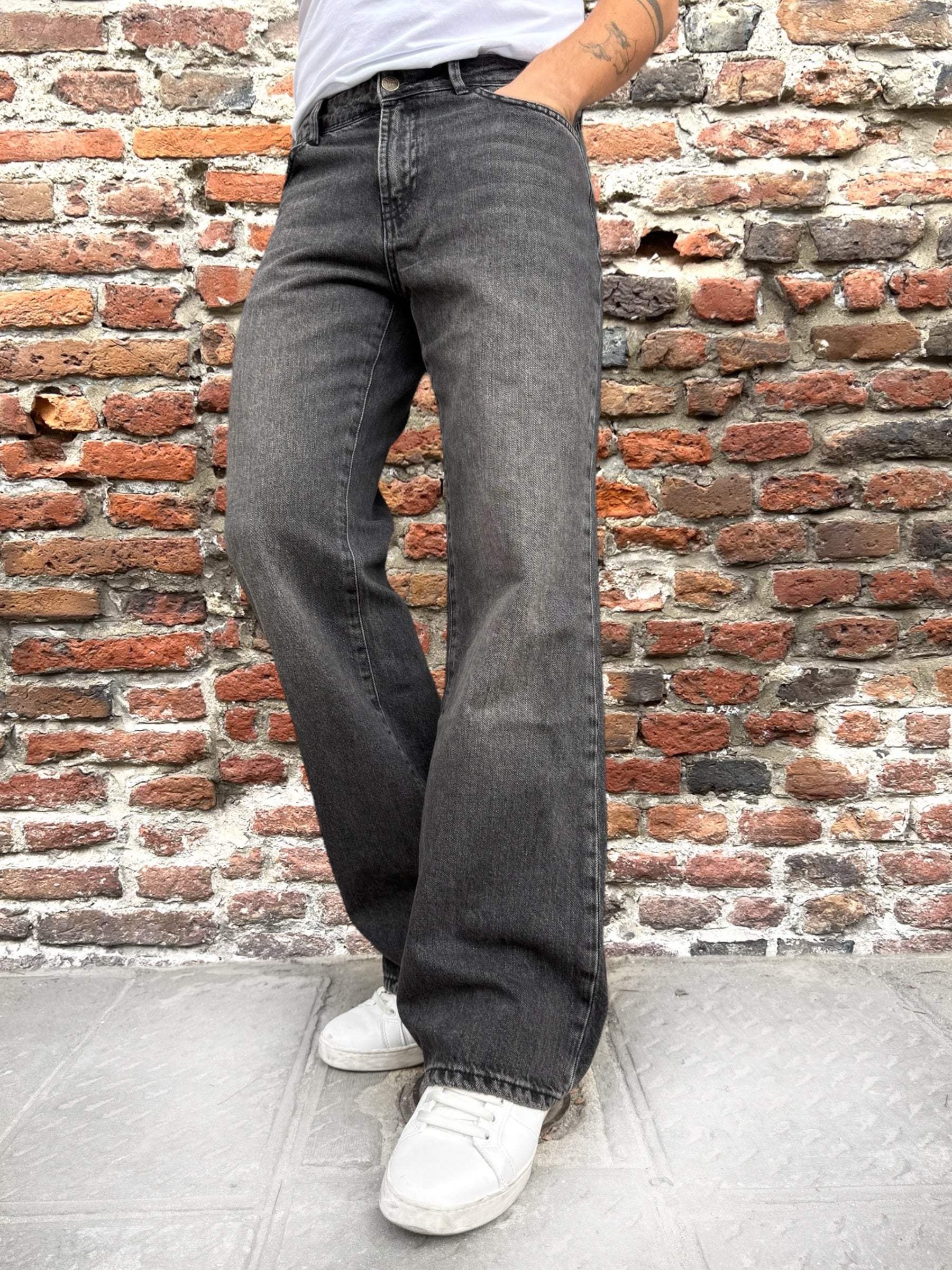 Jeans Pont BootCut Zampa Nero (12252243755348)