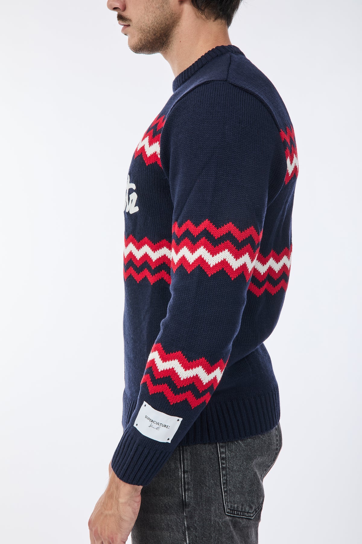 Maglione Superculture AK7041 Blu