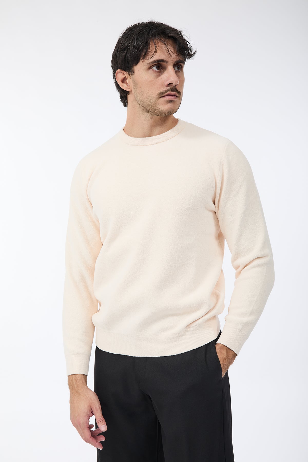 Maglione Over-d Spugna Panna M67