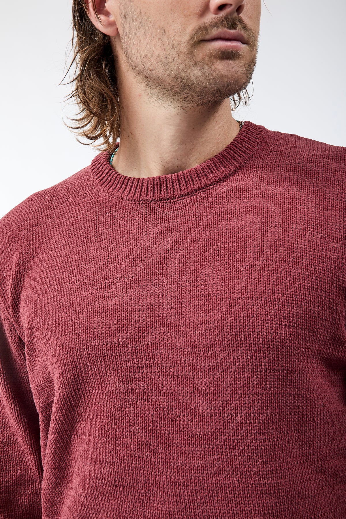 Maglione Gianni Lupo Ciniglia Rust Red 535