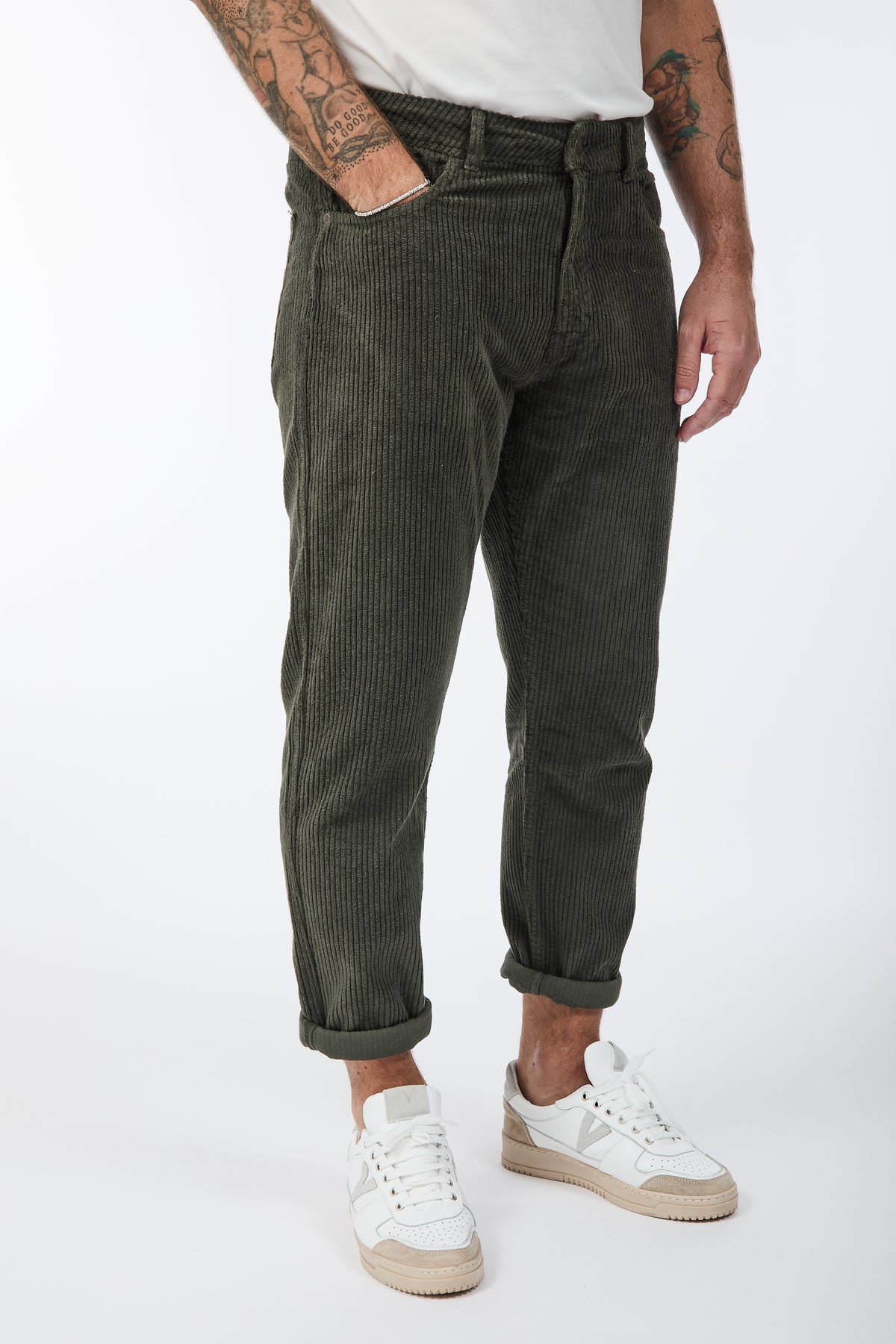Pantalone Pont Yellowstone Velluto Militare