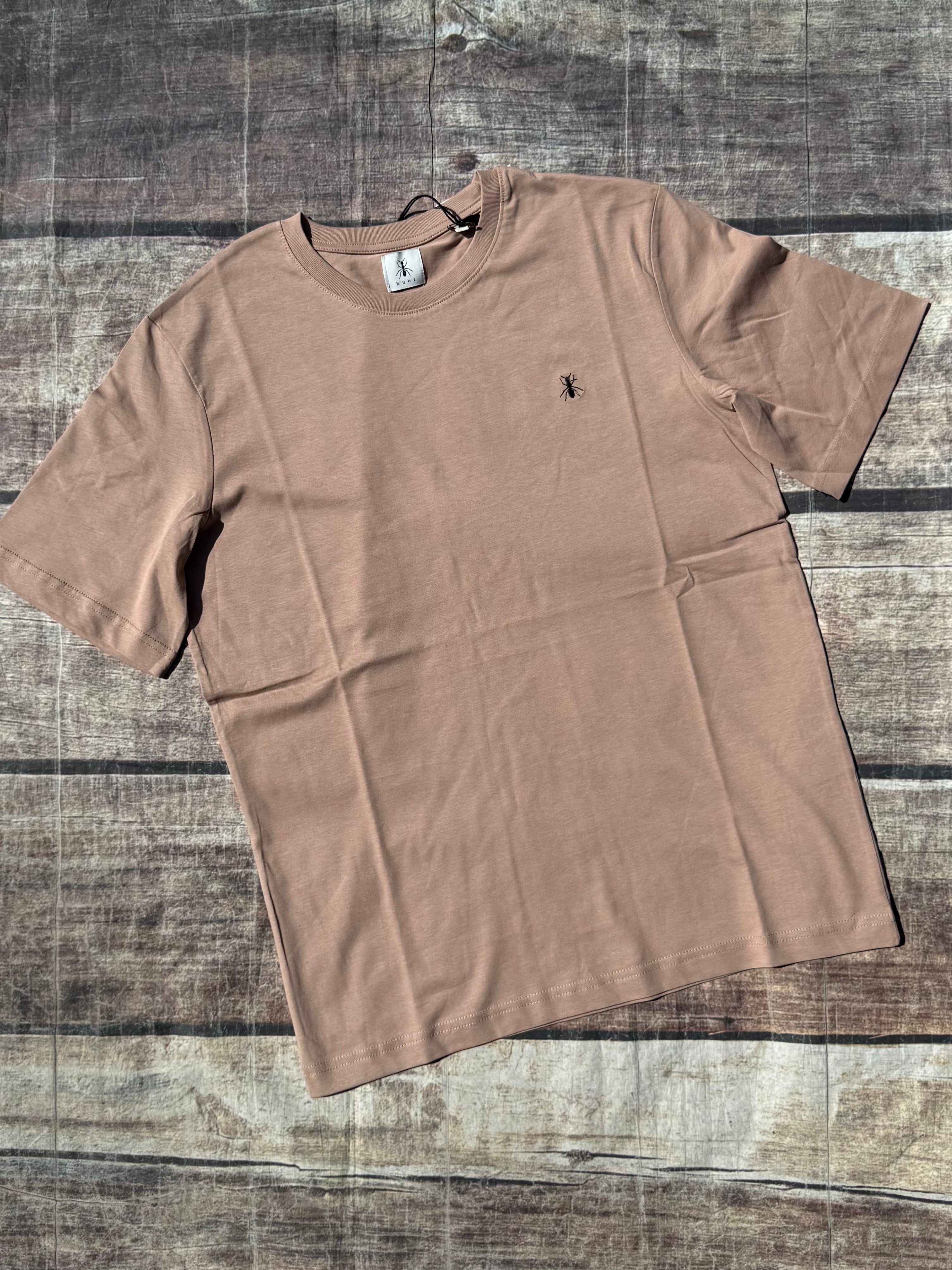 T-shirt Buci Taupe Logo (12105976119636)