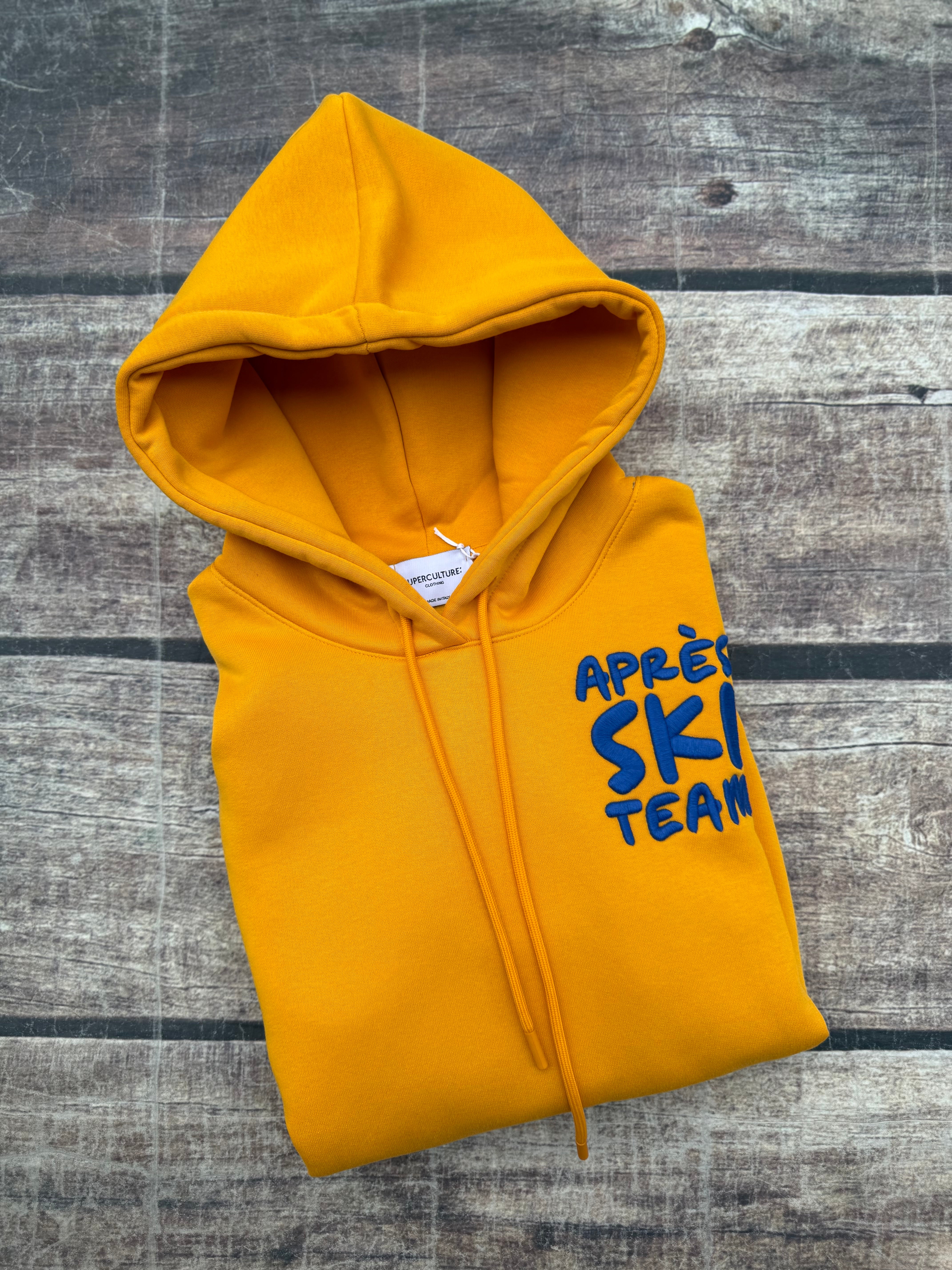 Felpa Superculture Cappuccio Ocra A1387 (12218646397268)