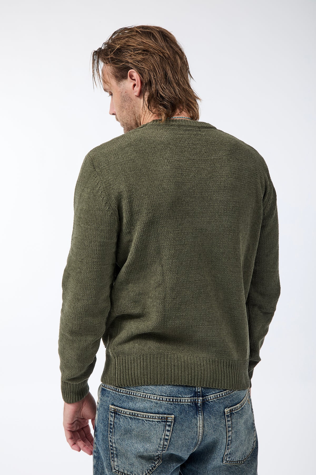 Maglione Gianni Lupo Ciniglia Militare 535