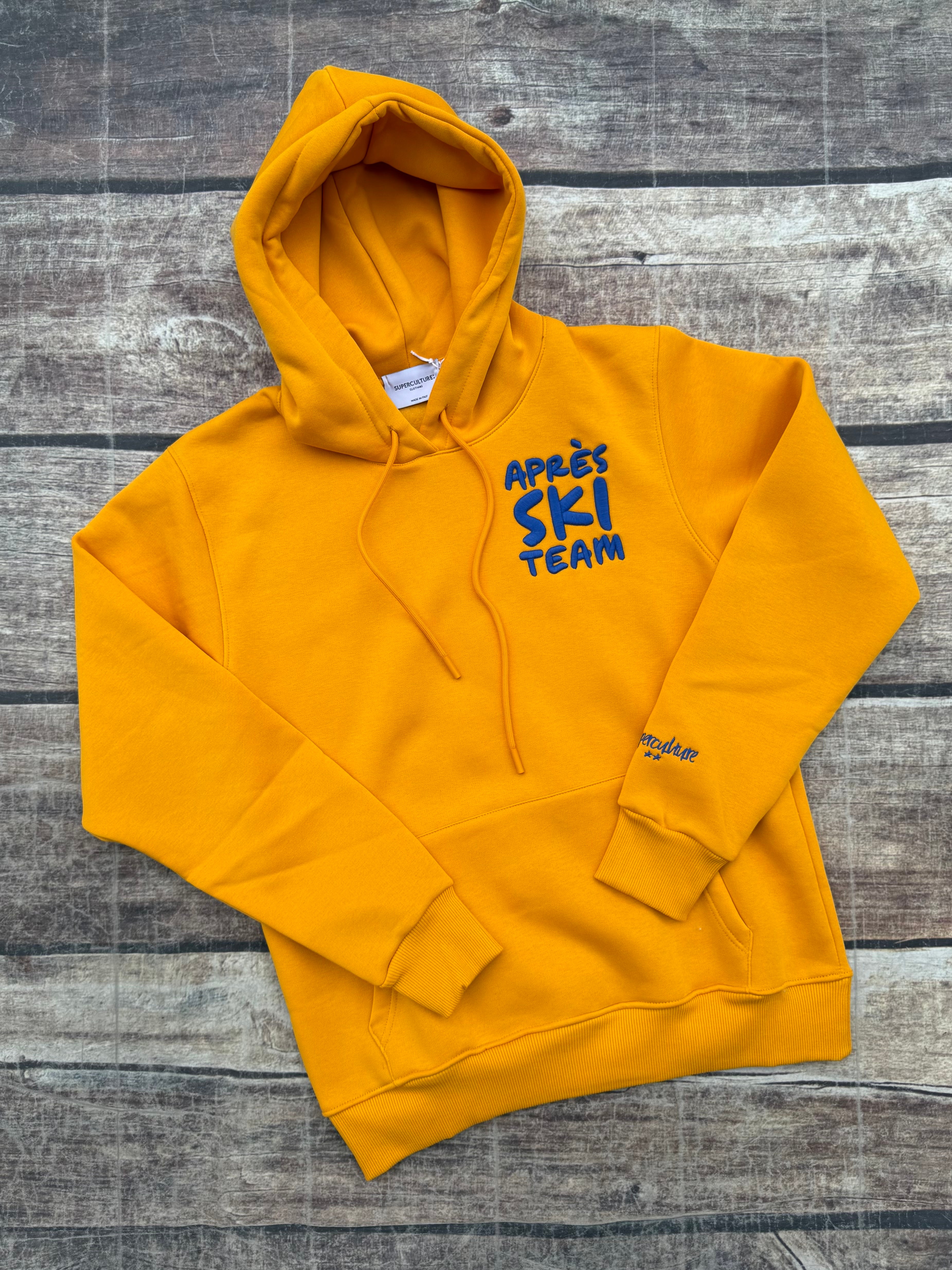 Felpa Superculture Cappuccio Ocra A1387 (12218646397268)