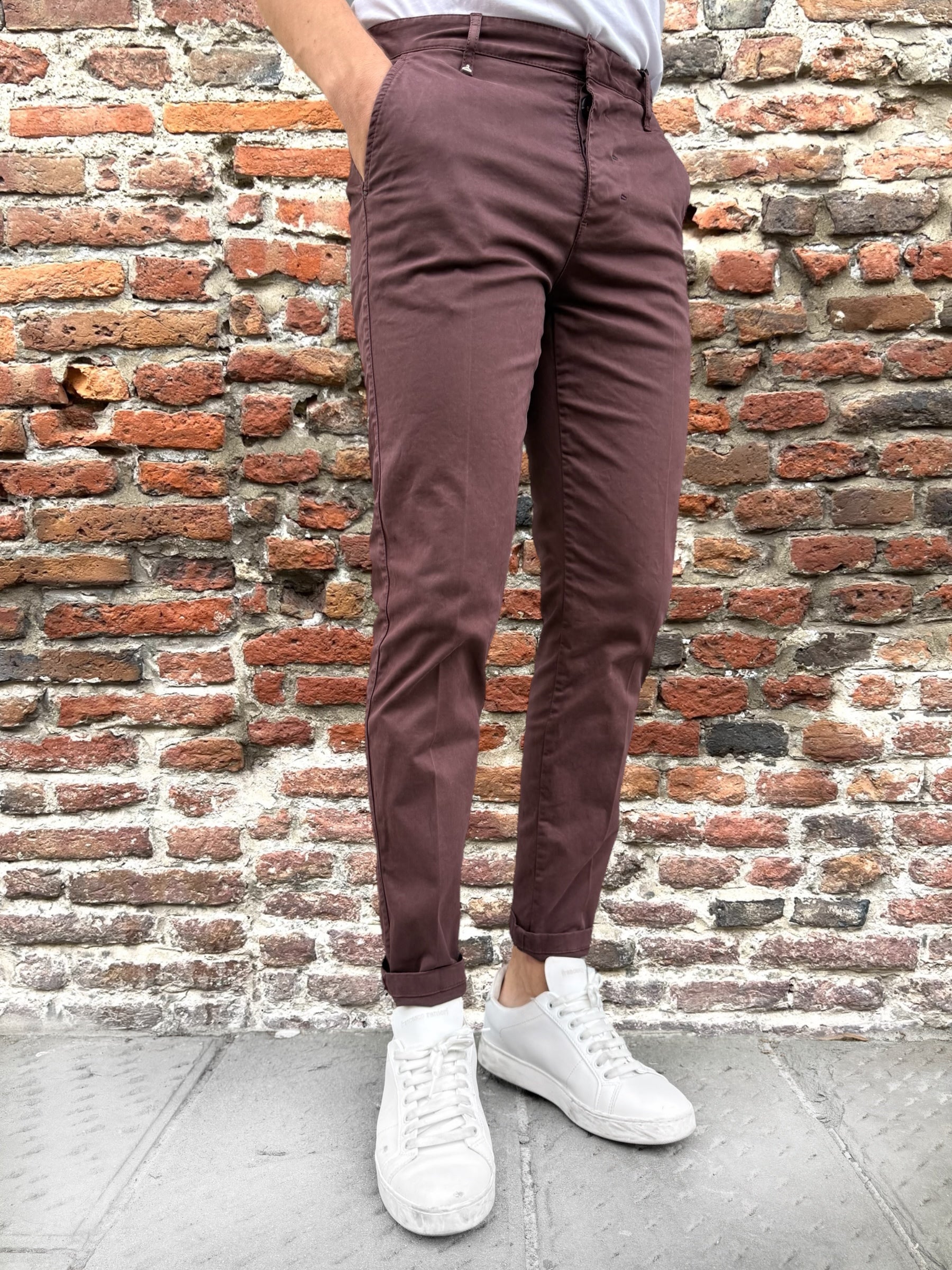 Pantalone Berna Chinos Melanzana 71 (12247785734484)