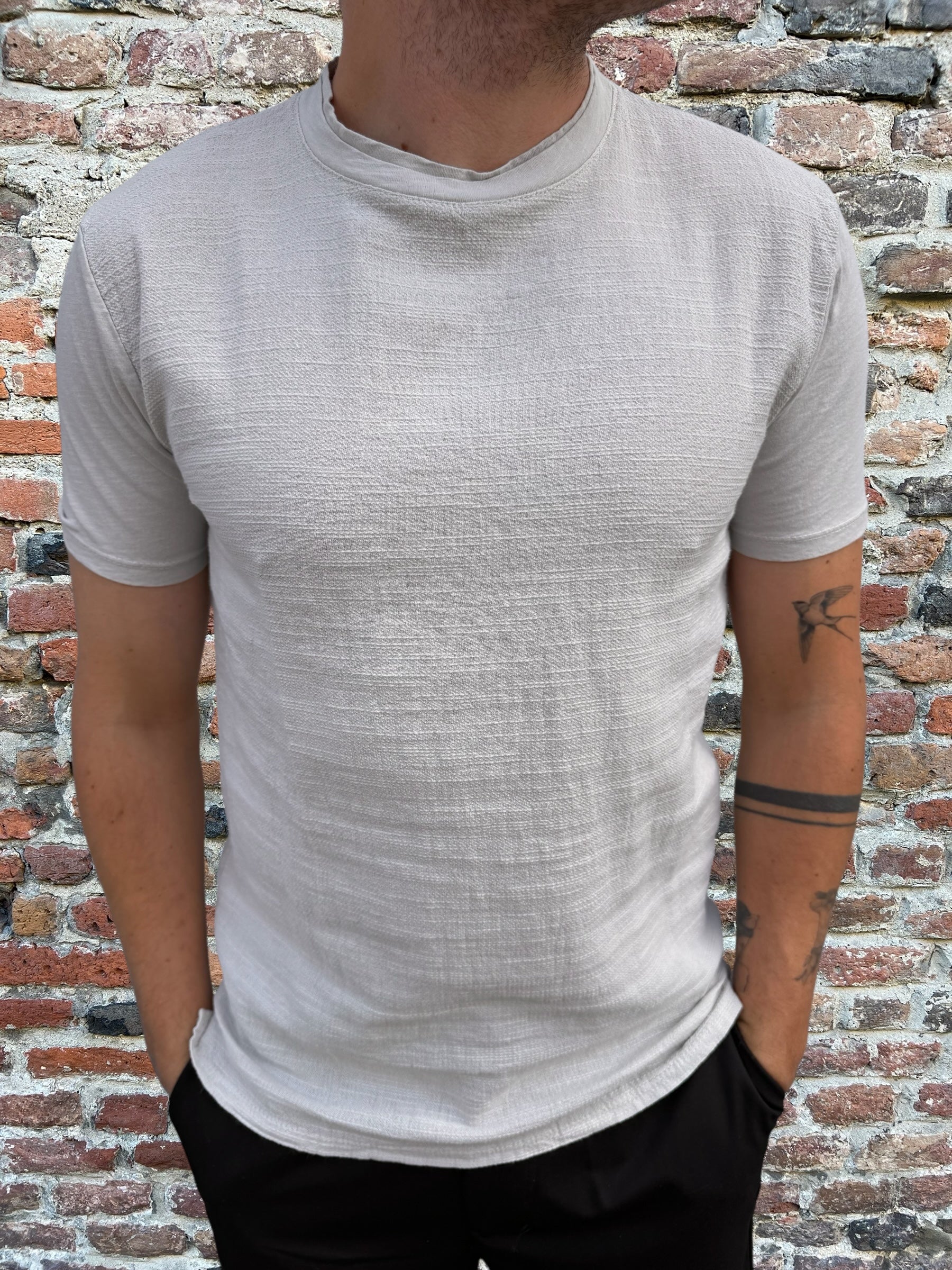 T-shirt Block Eleven Garzata Sabbia (12162884927828)