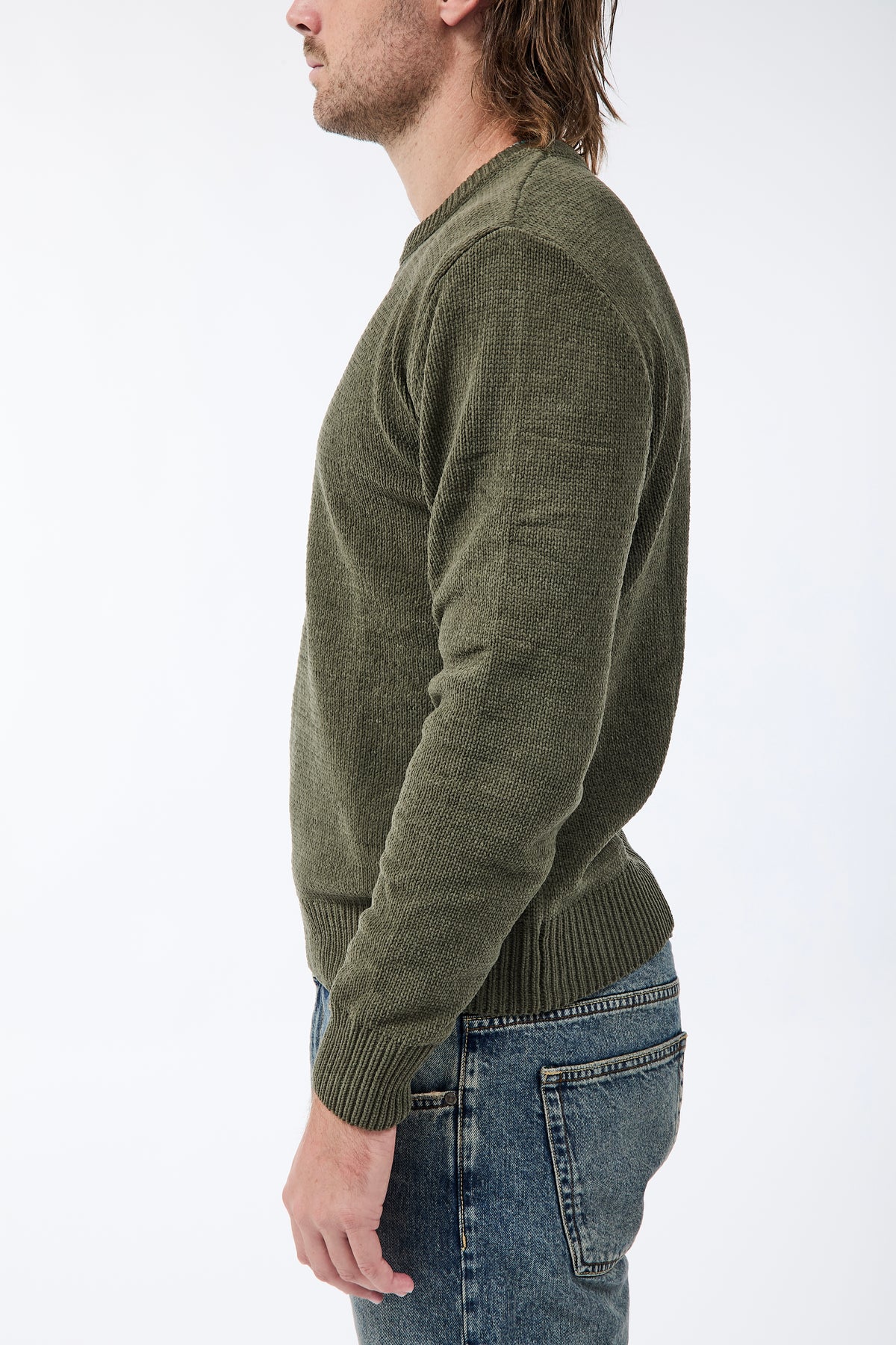 Maglione Gianni Lupo Ciniglia Militare 535