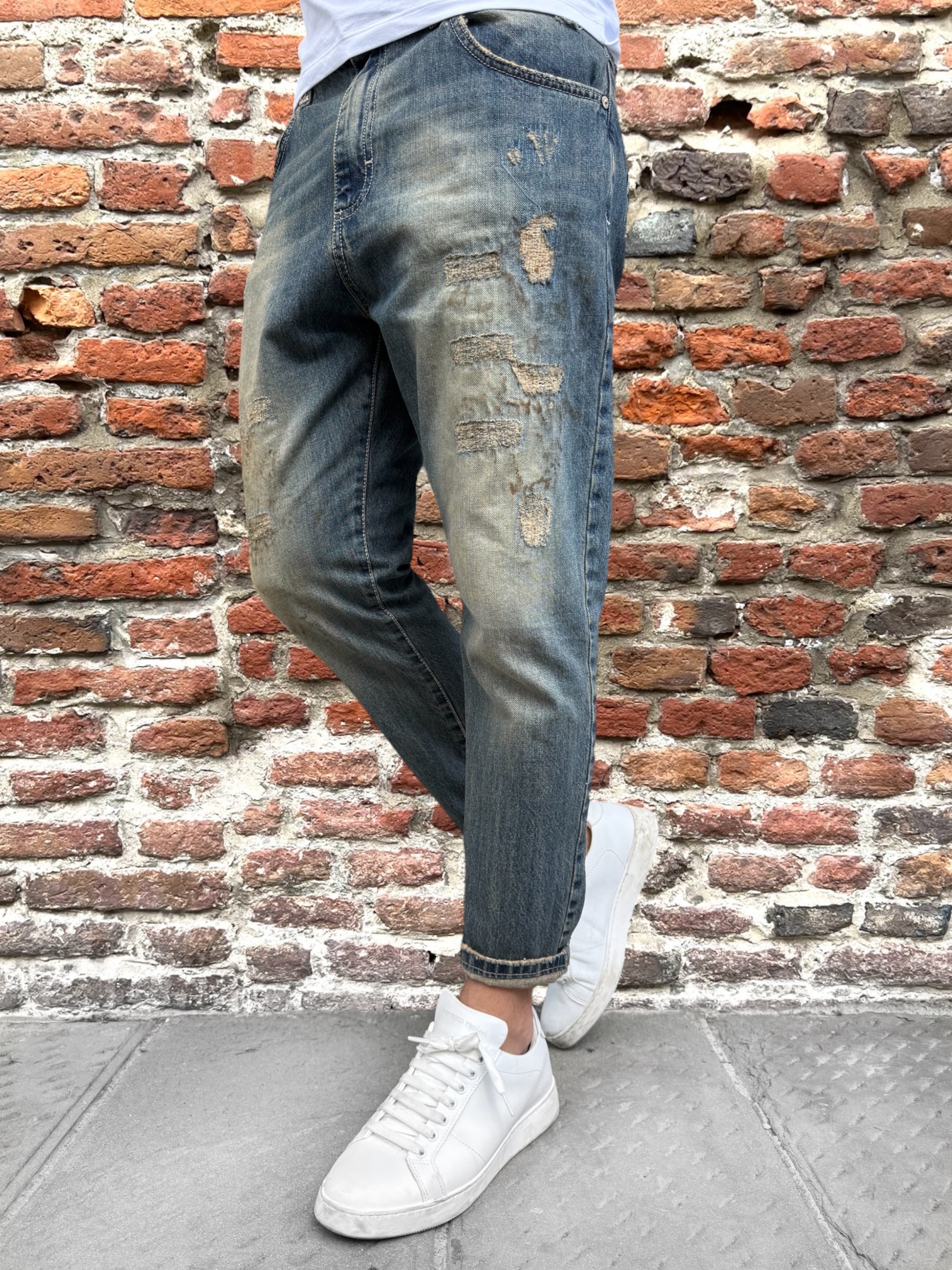 Jeans Berna Carrot Destroyed 2075 (12231961837908)