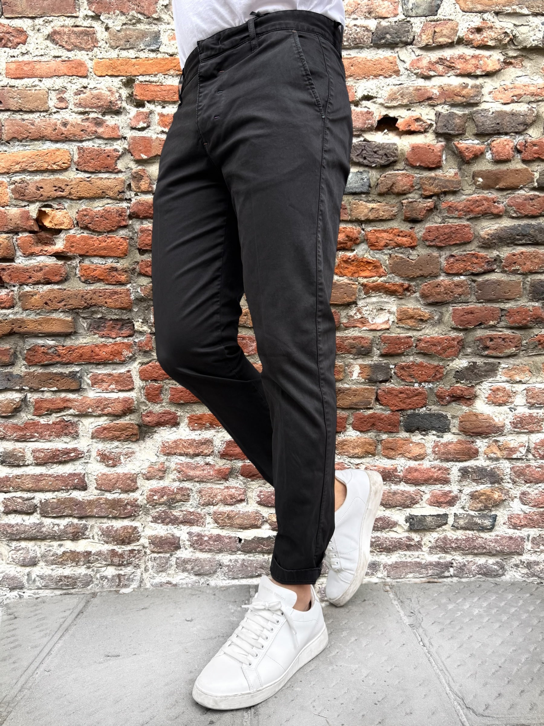 Pantalone Berna Chinos Nero 71 (12247790420308)