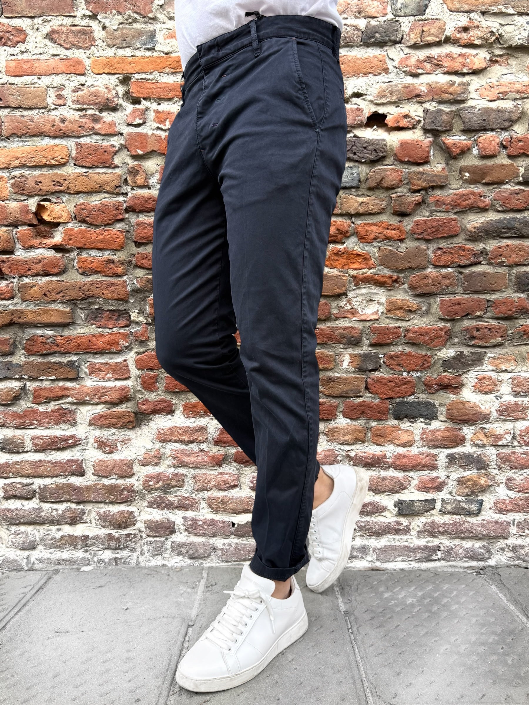Pantalone Berna Chinos Blu 71 (12247786586452)