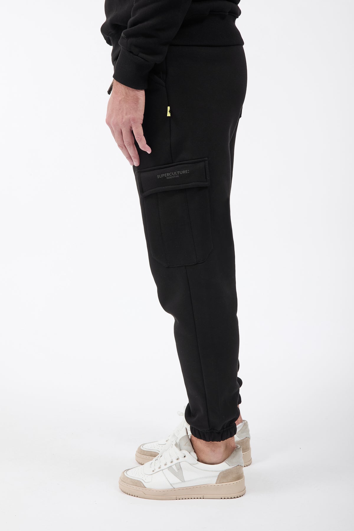 Pantalone Superculture Felpa Poser Nero
