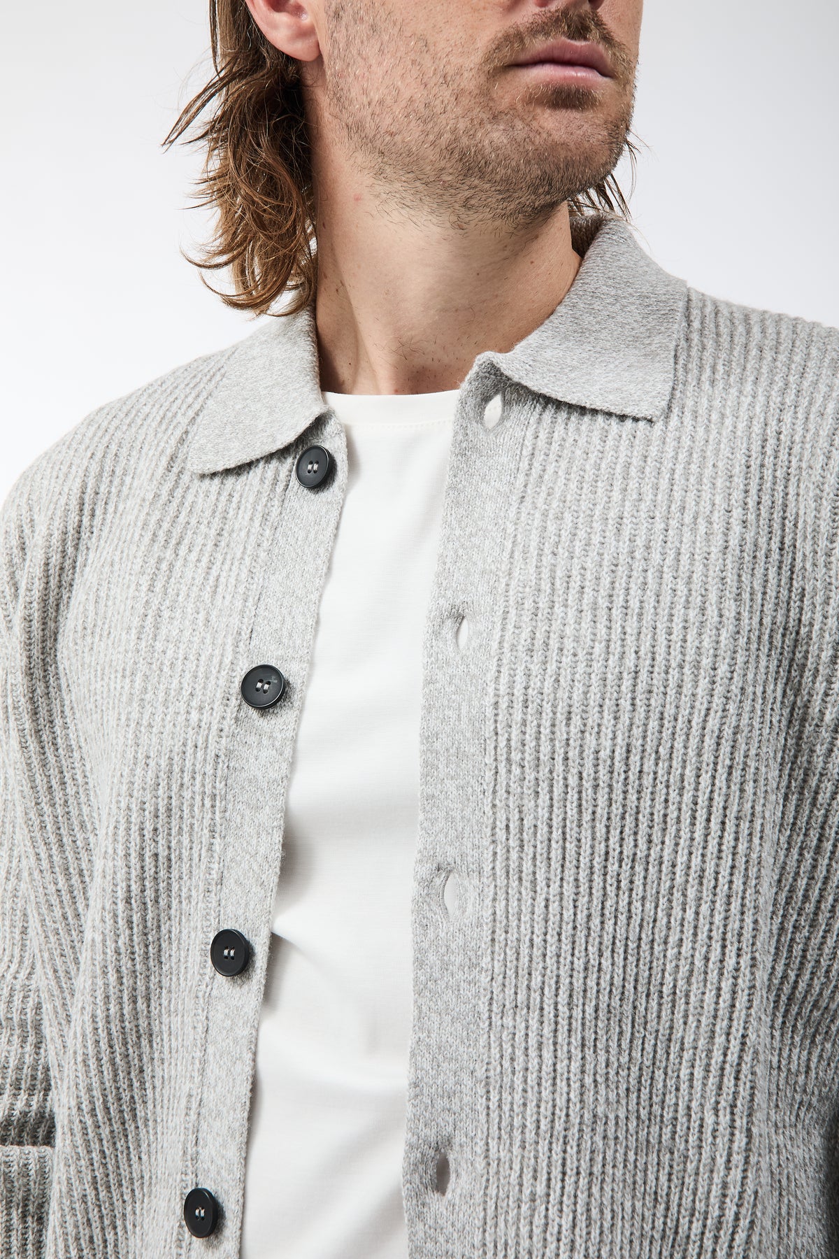 Cardigan Hamaki-ho Grigio 3224