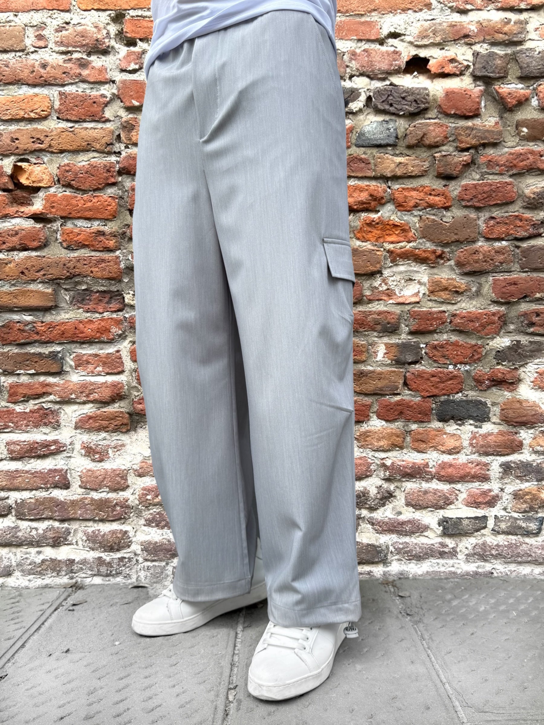 Pantalaccio Block Eleven Cargo Grigio 255 (12020687995220)