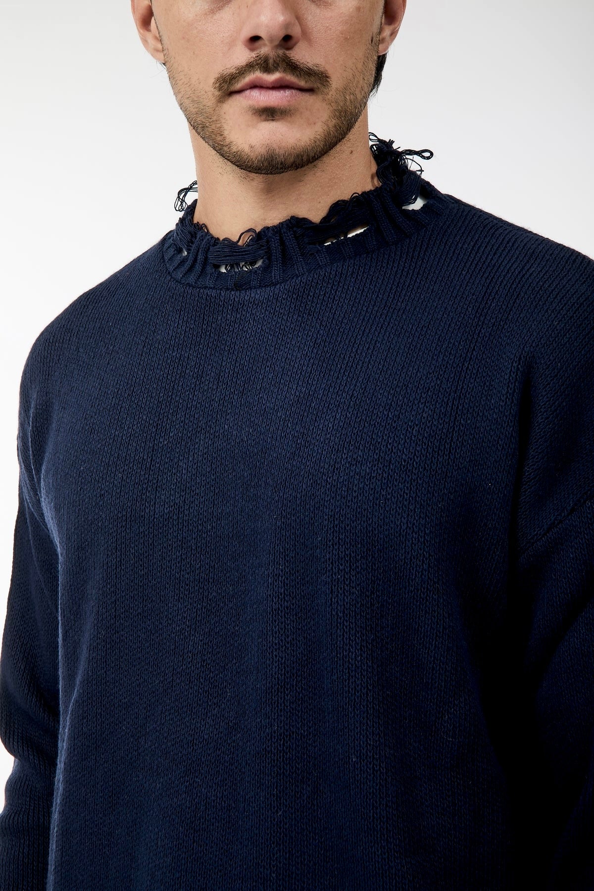 Maglione Imperial Strappi Blu