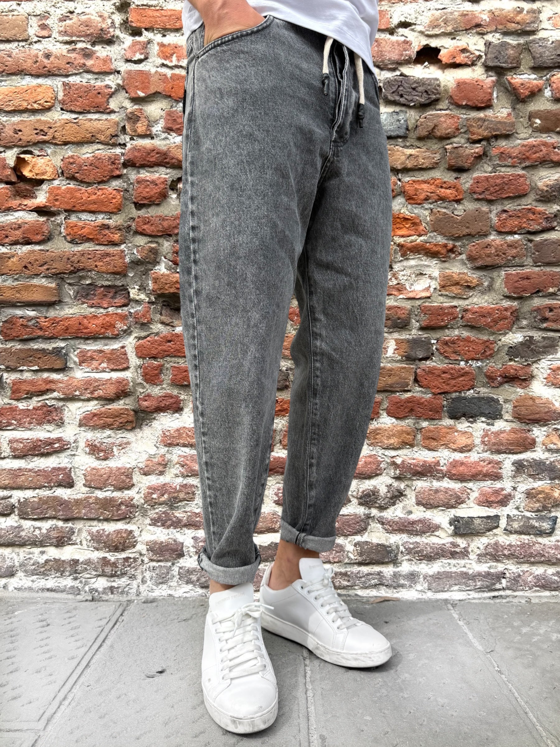 Jeans Block Eleven Coulisse Black (12239497068884)