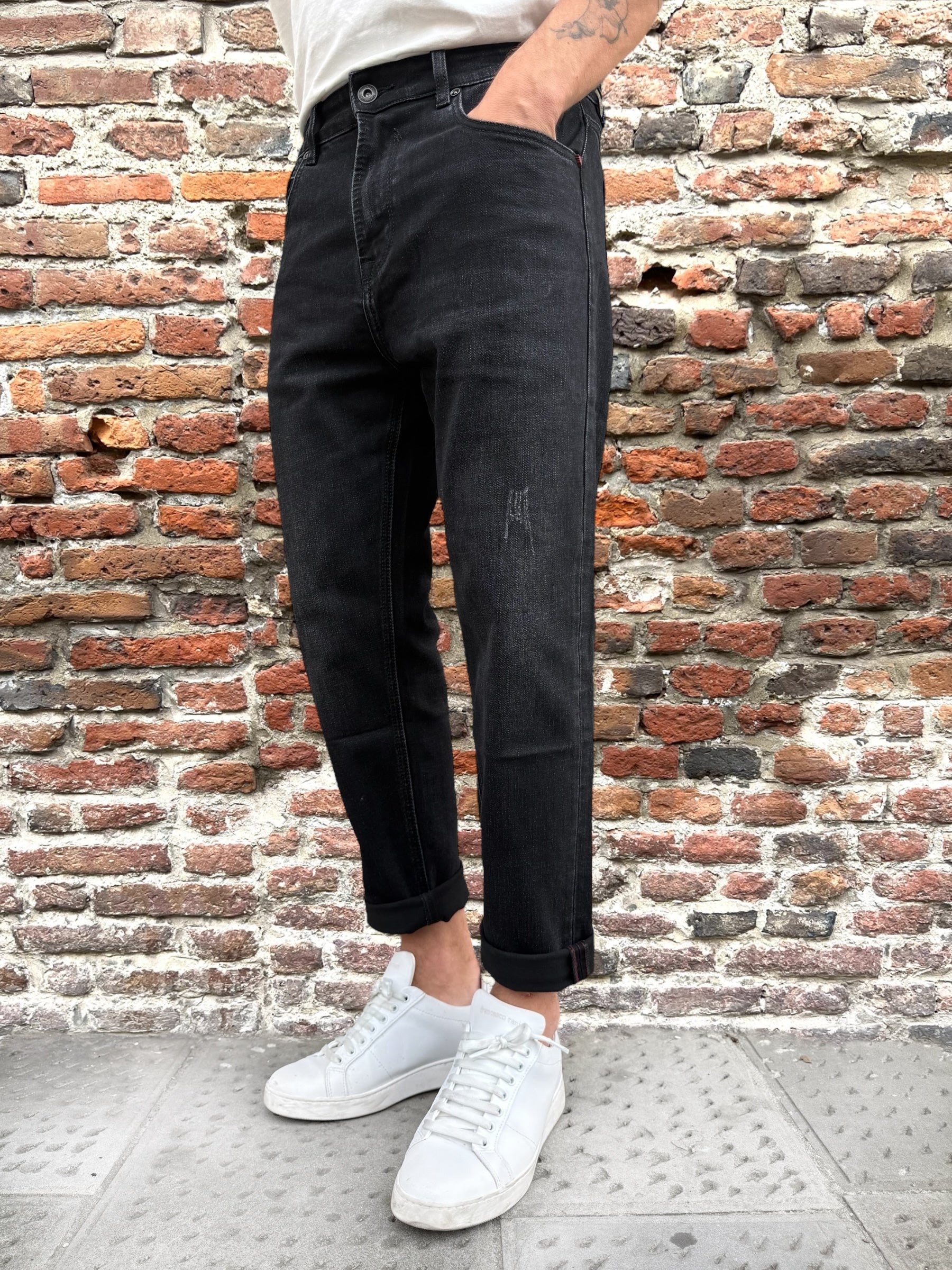 Jeans Gianni Lupo Nero 6382 (12275556876628)