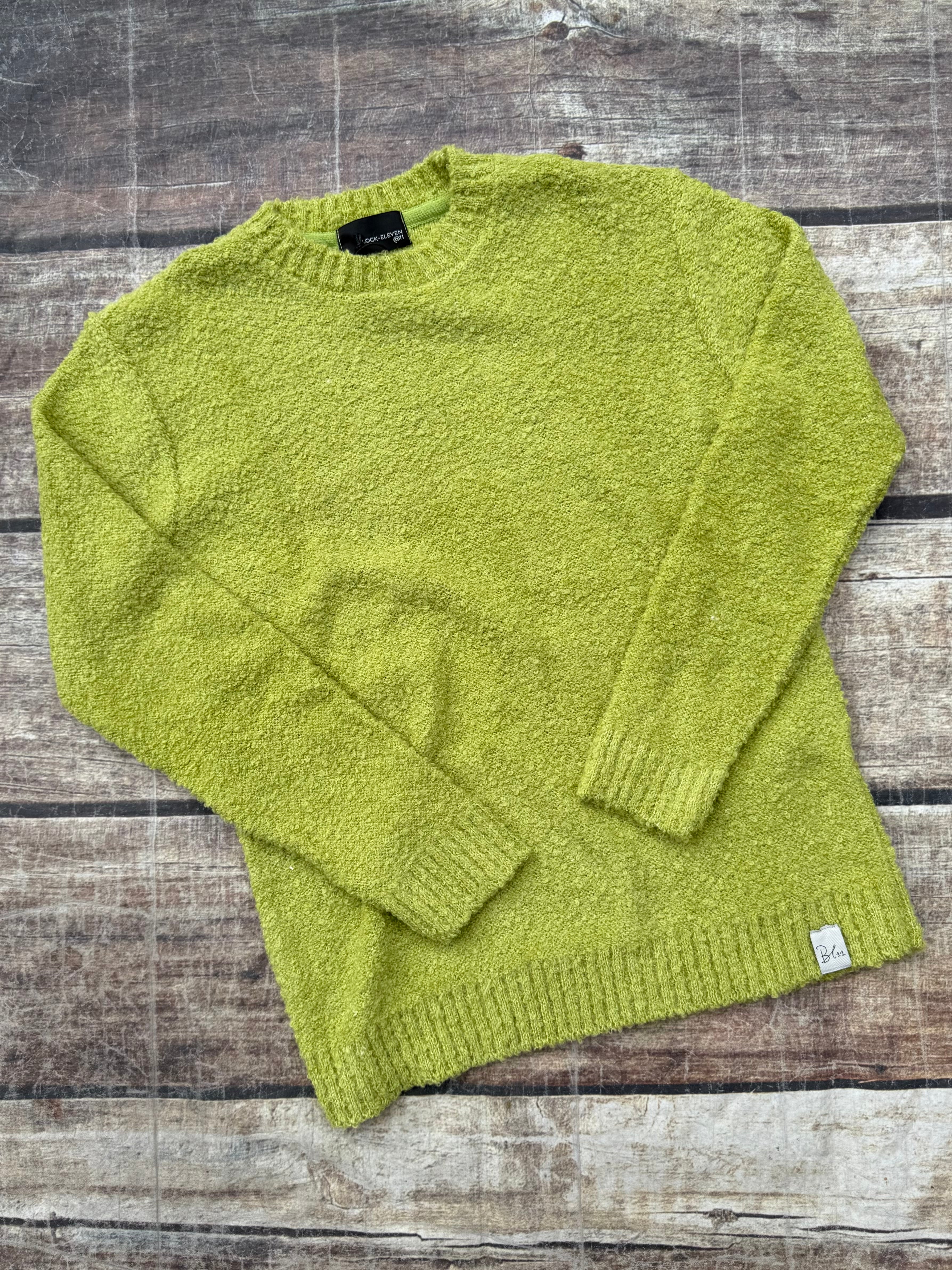 Maglione Block Eleven Bouclè Pistacchio 13