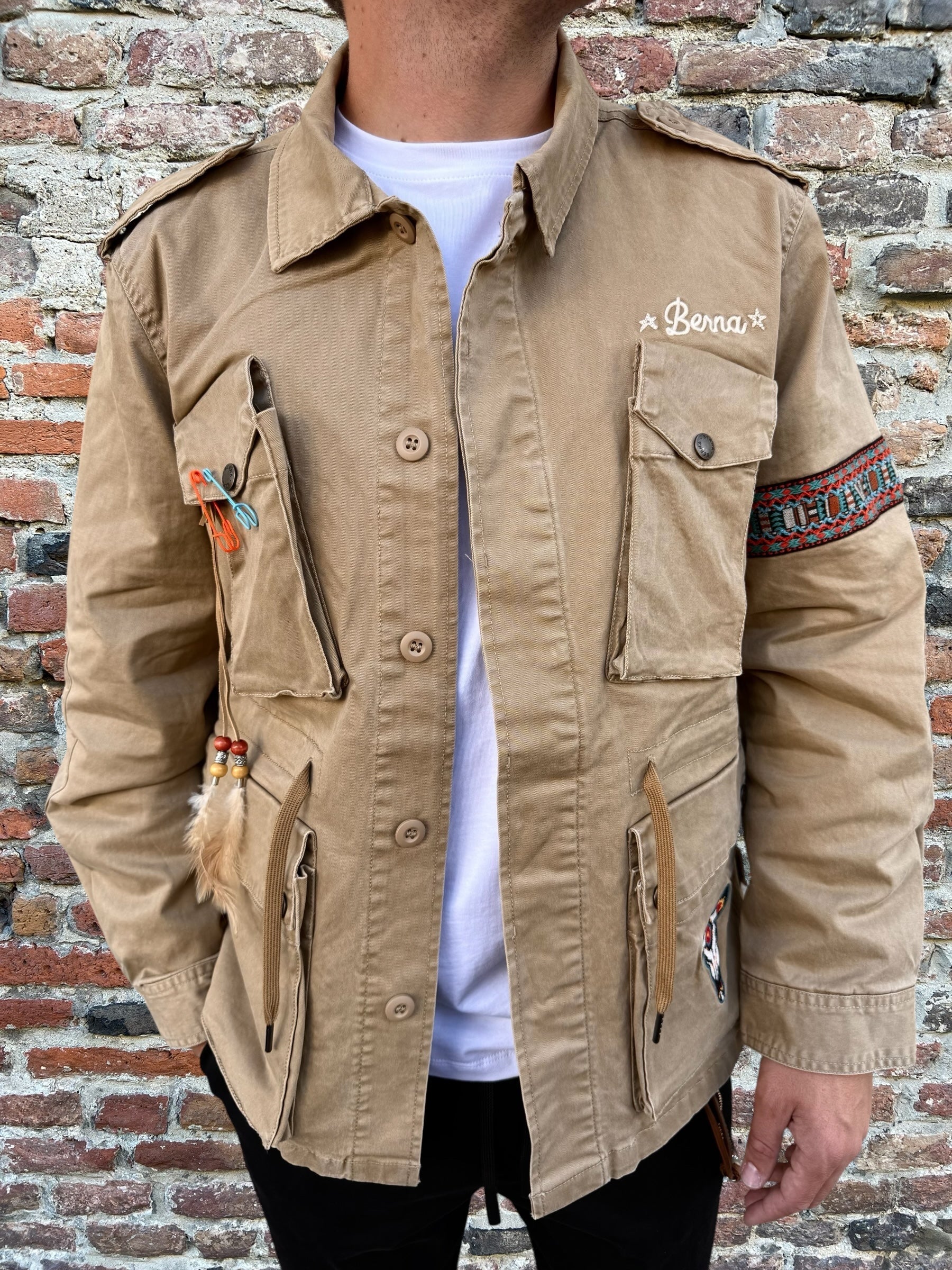 Field Jacket Berna Falco Beige (12230138265940)